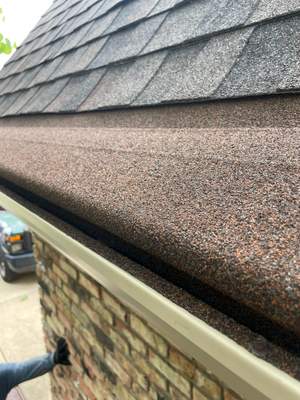 Completed gutter protection installation in Plainfield, IL 60586
