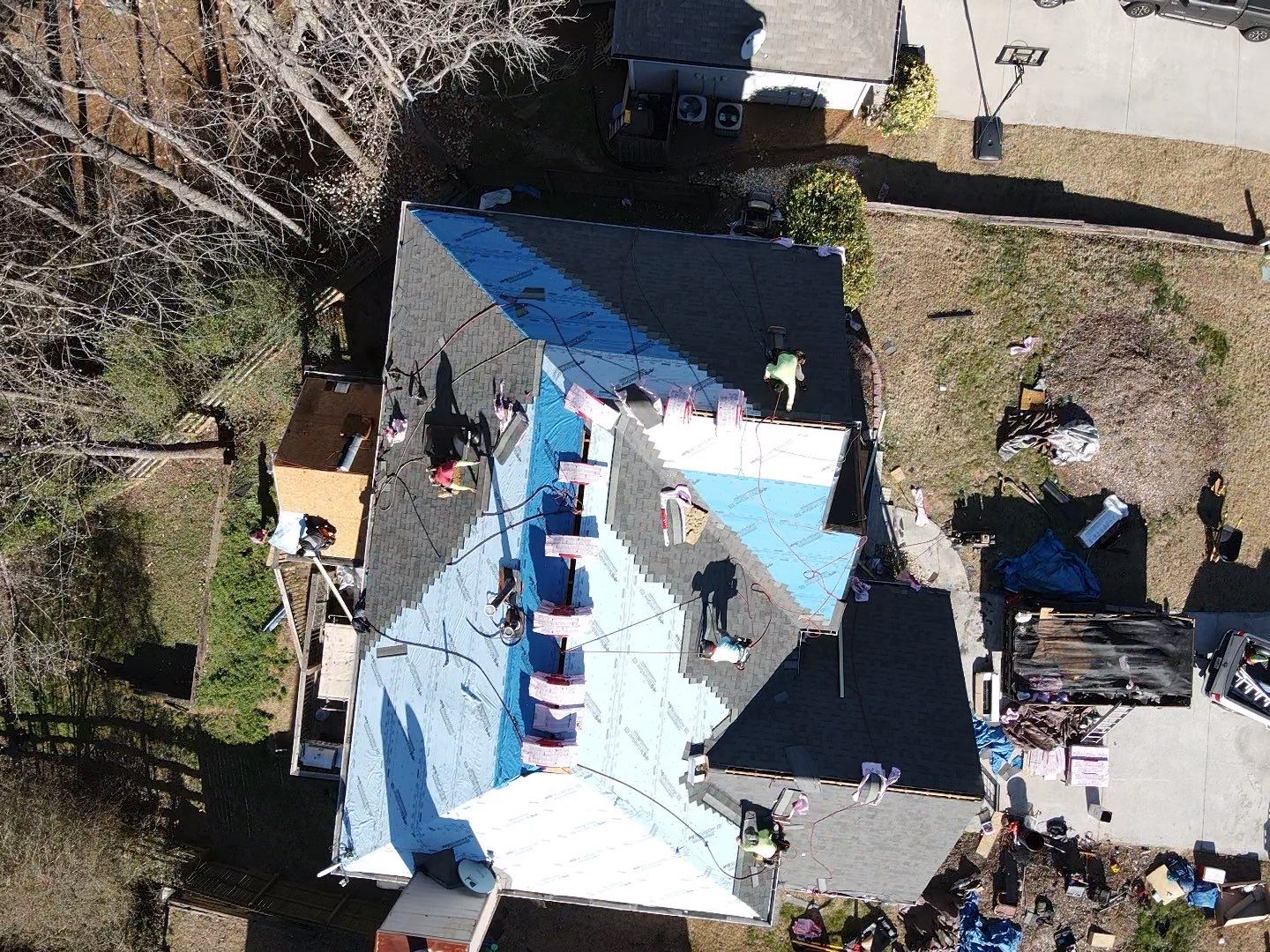 Residential Roofing Installation using Owens Corning by Inspector Roofing and Restoration