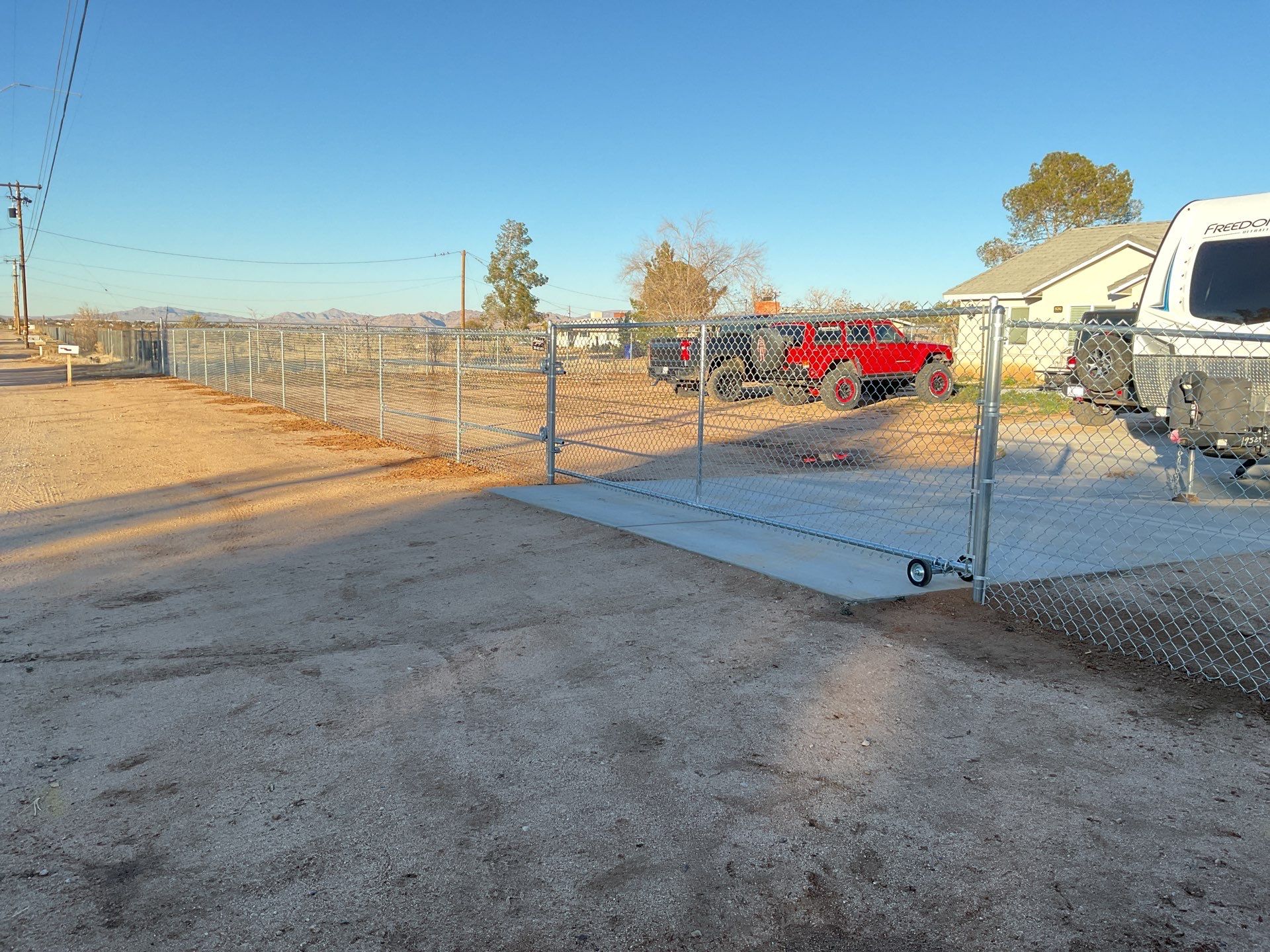 6ft and 5 ft chain link by Fence Guys Inc. 