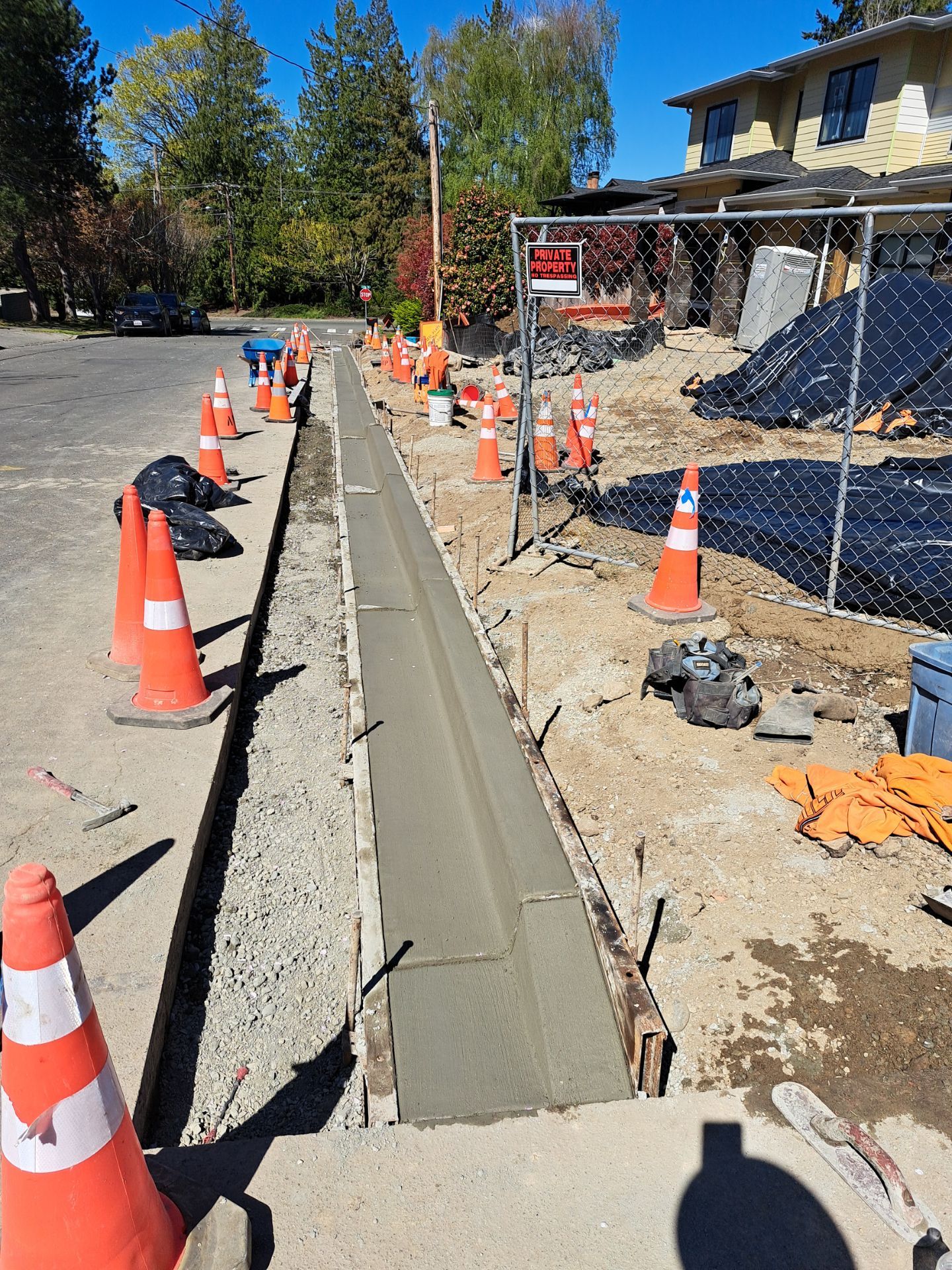 Thomas Custom Homes Development  by Jireh Asphalt & Concrete Inc 