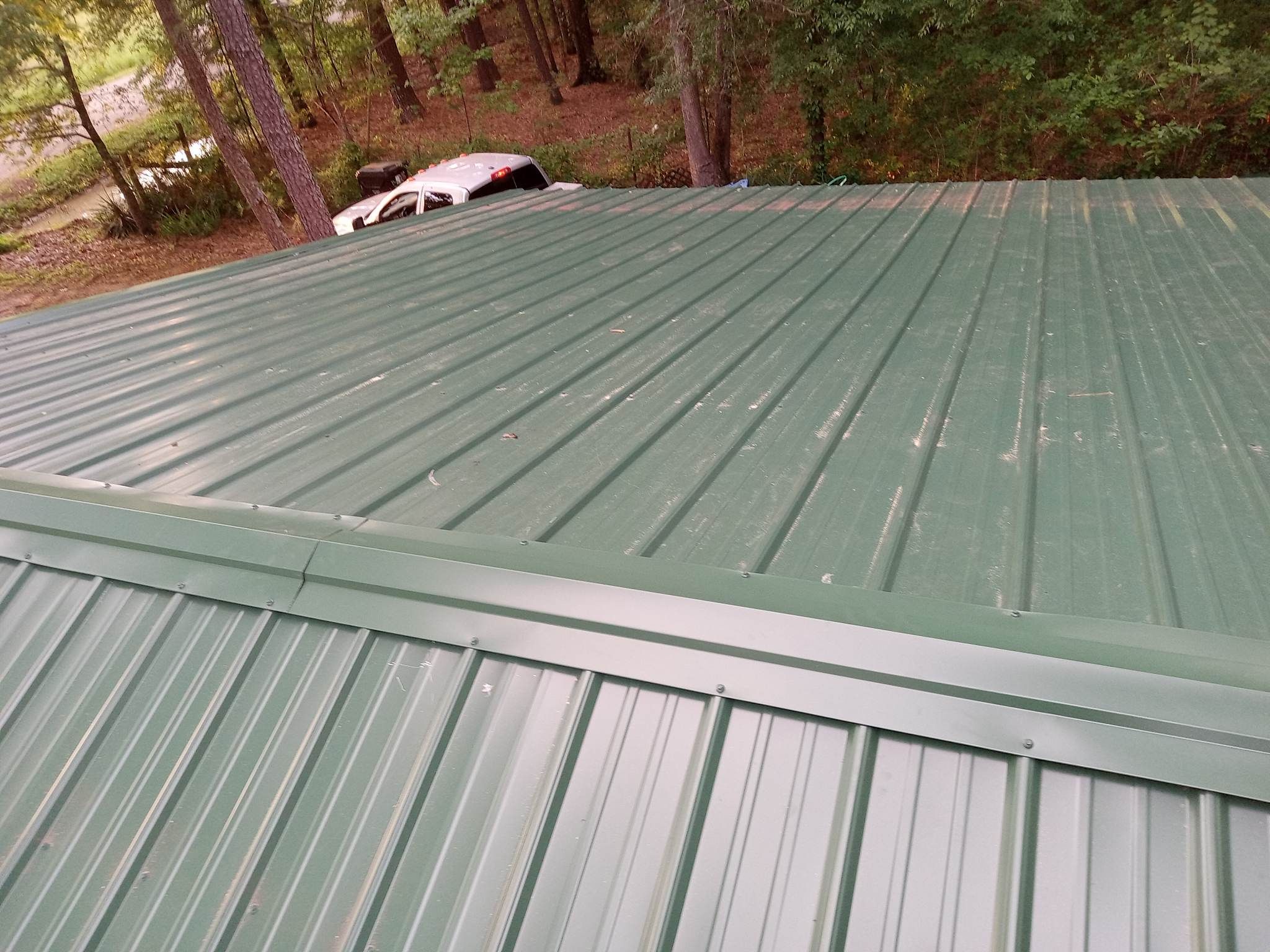 Residential Shingle Reroof using 29 gauge metal by Hostetler Roofing
