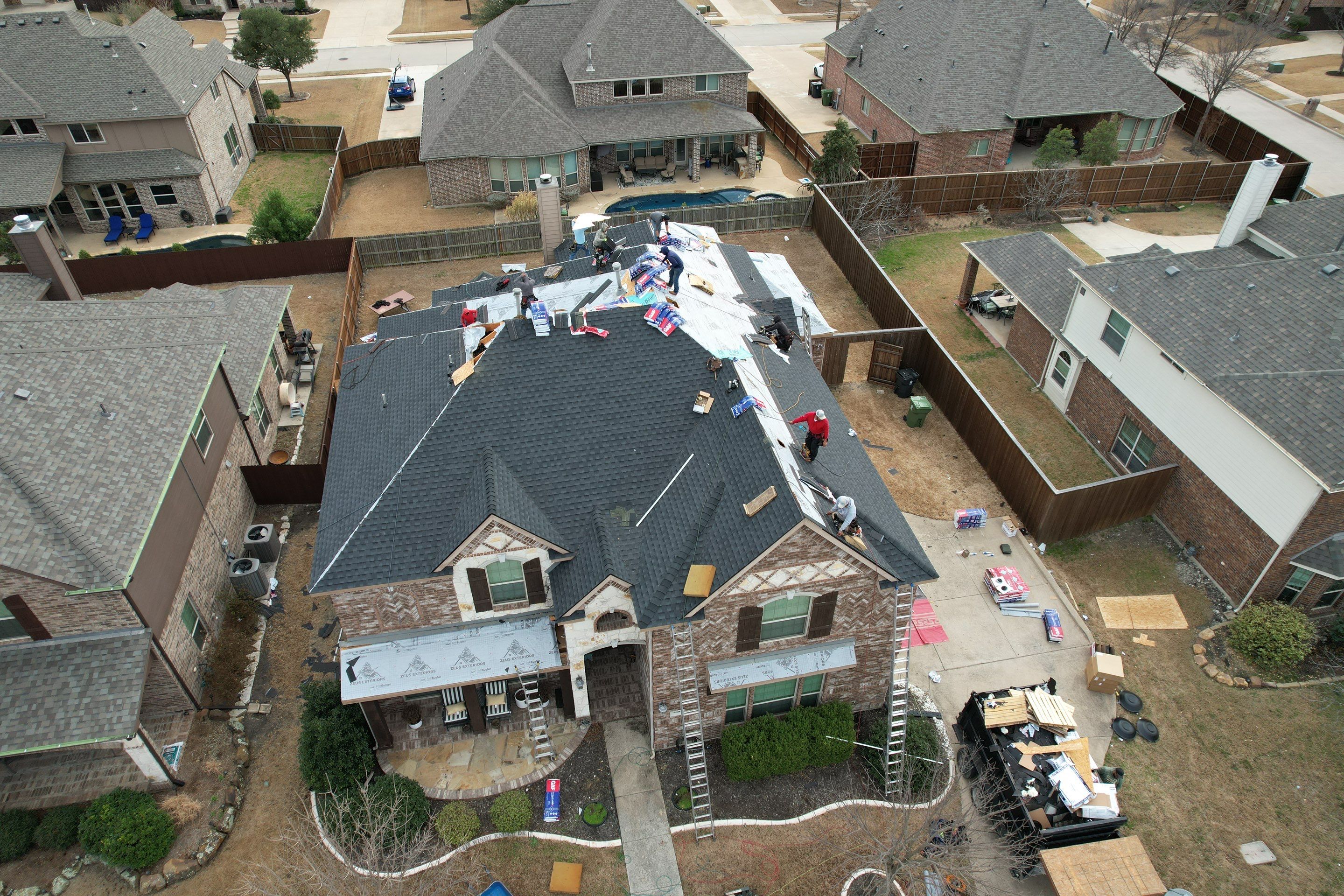 Project in Murphy by Zeus Exteriors