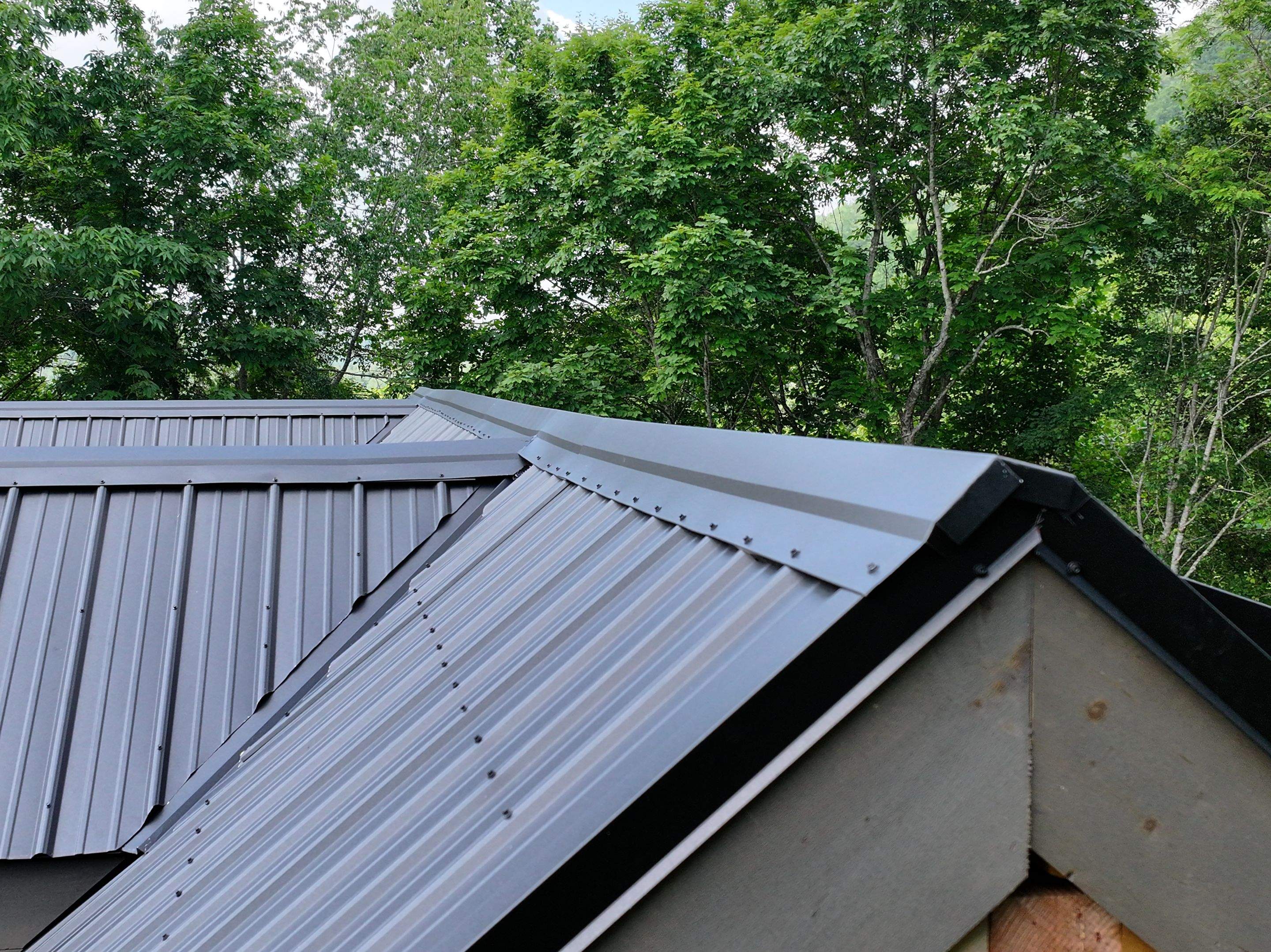Textured Black AG Panel by Omnia Roofing