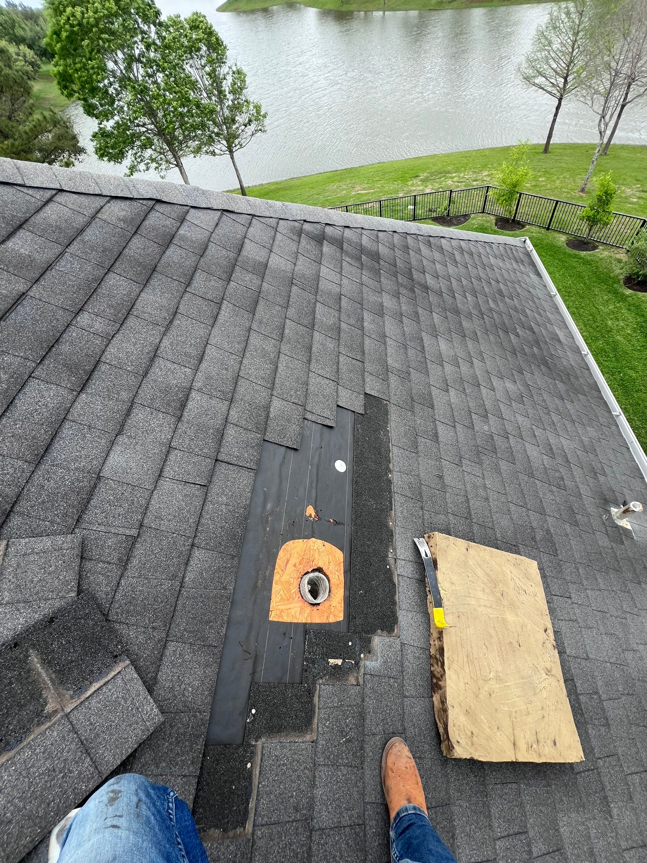 Residential Roofing Repair using Owen's Corning Duration (Lifetime) Shingles by Roof Repair Company