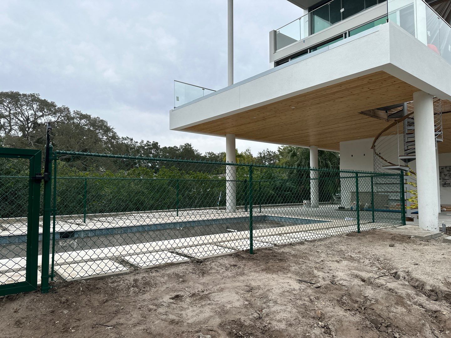 Chain-link Fence Installation using Chain-link Fence by Asap fence and gates, LLC