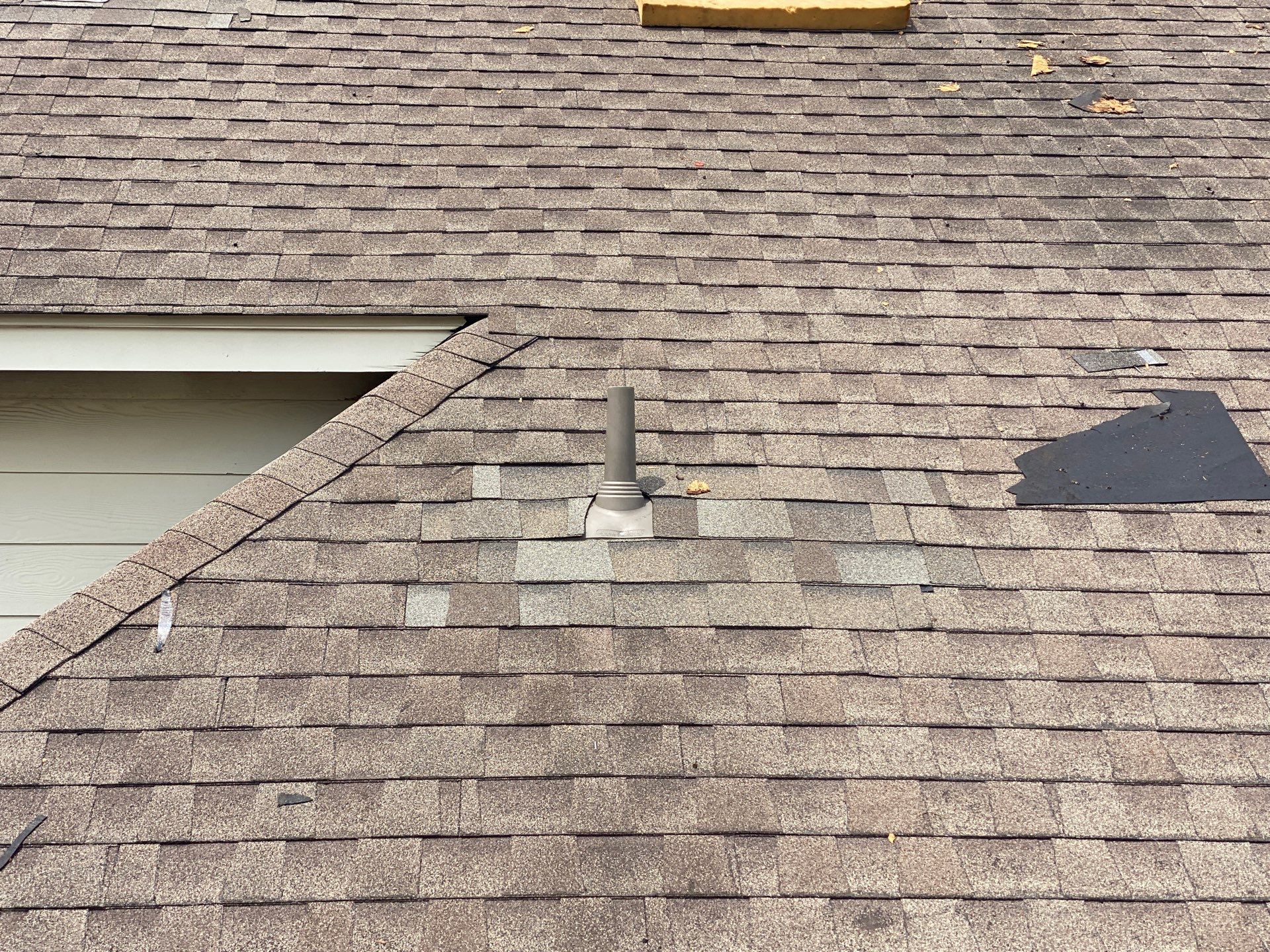 Hail Damage using Owen's Corning Duration (Lifetime) Shingles by Roof Repair Company