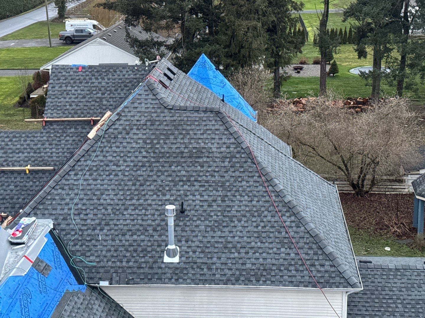 Residential Reroof Shingle by Top Notch Roofing Inc