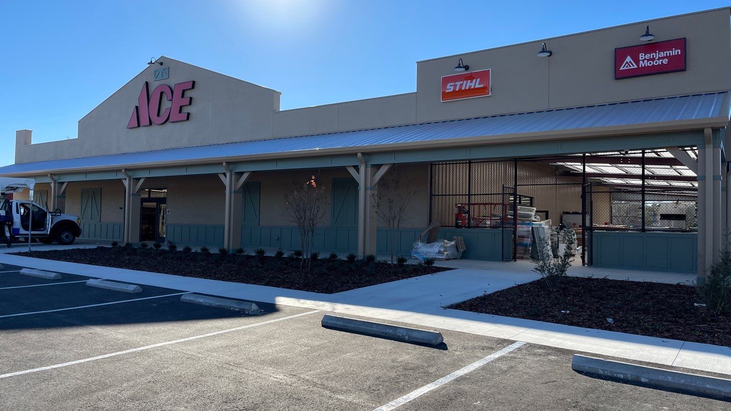 Channel Letters and Monument for Ace Hardware by SignCrafters