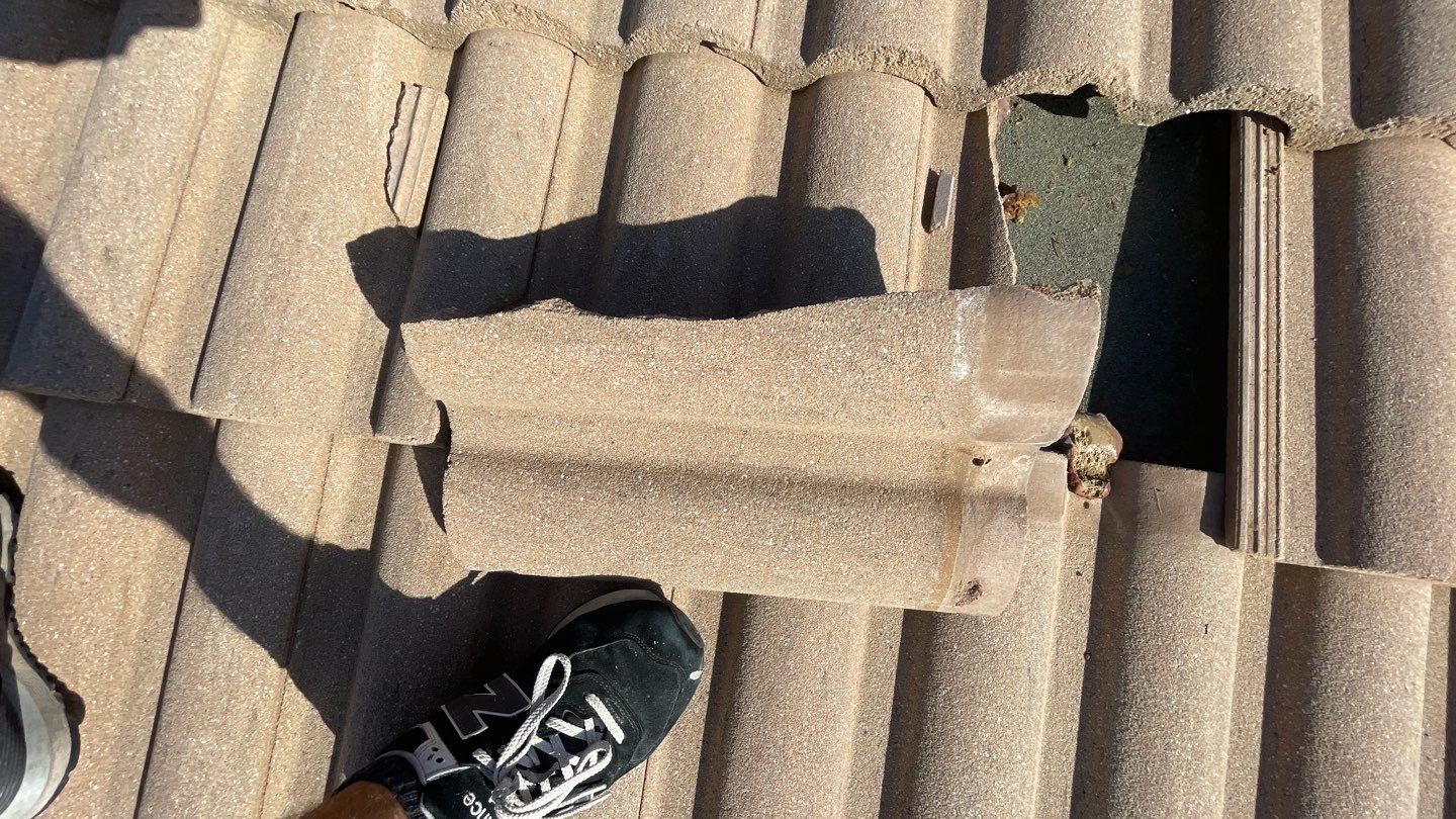 Residential Roofing Repair using Concrete Tile by Four Peaks Roofing