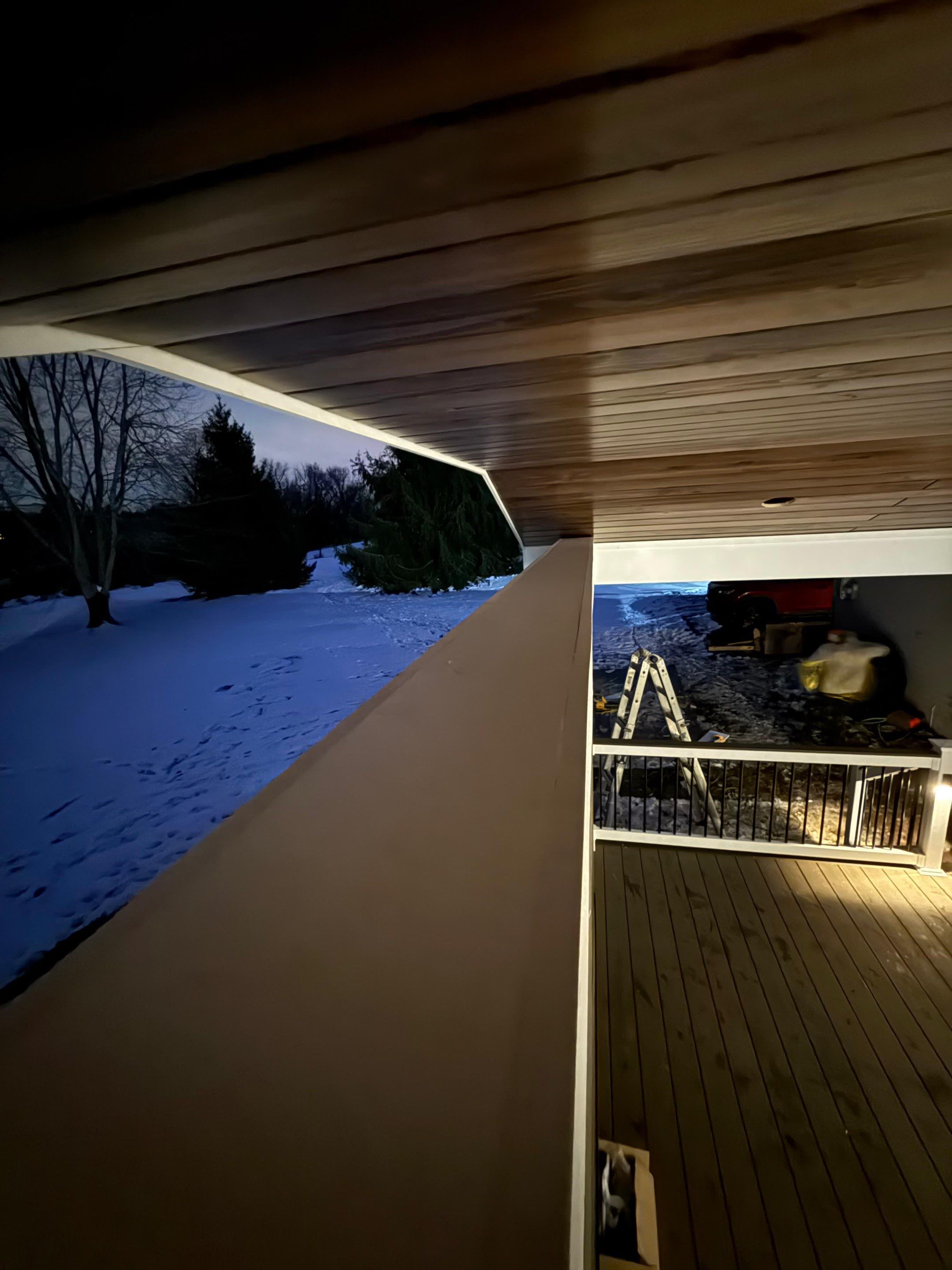 New Deck With a Roof and TV Mount in Raritan, New Jersey by deck guardian