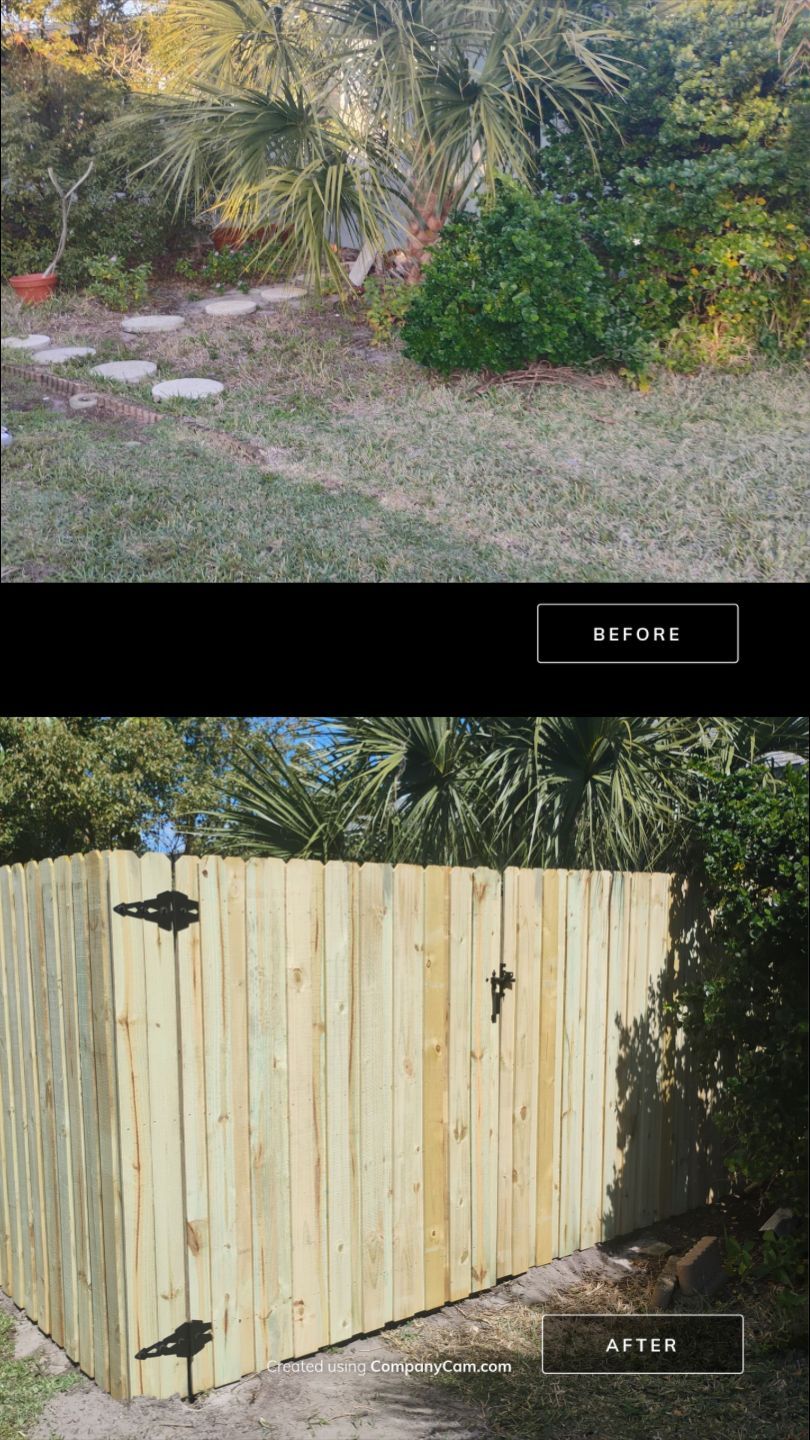 Wood Install in Bradenton by True Fence LLC