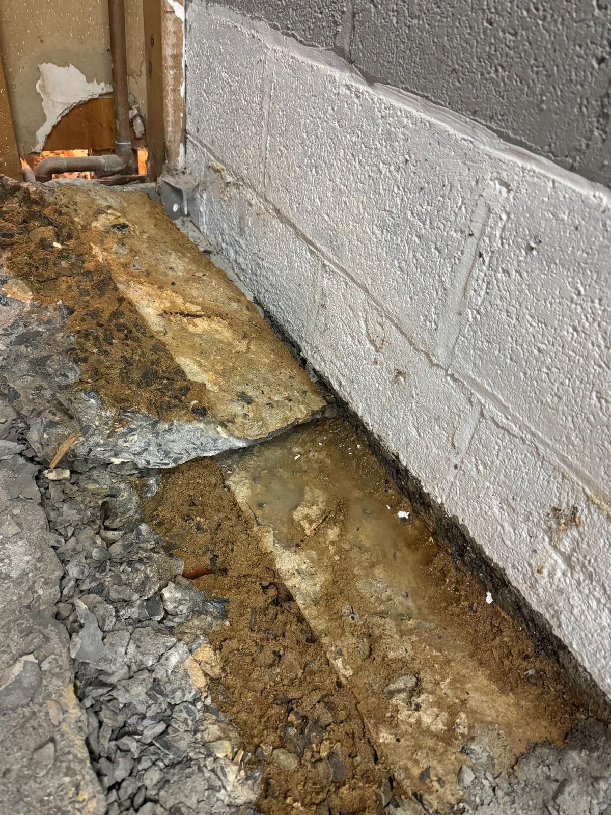 Interior French Drain Basking Ridge NJ by Pure Service Pro, LLC 