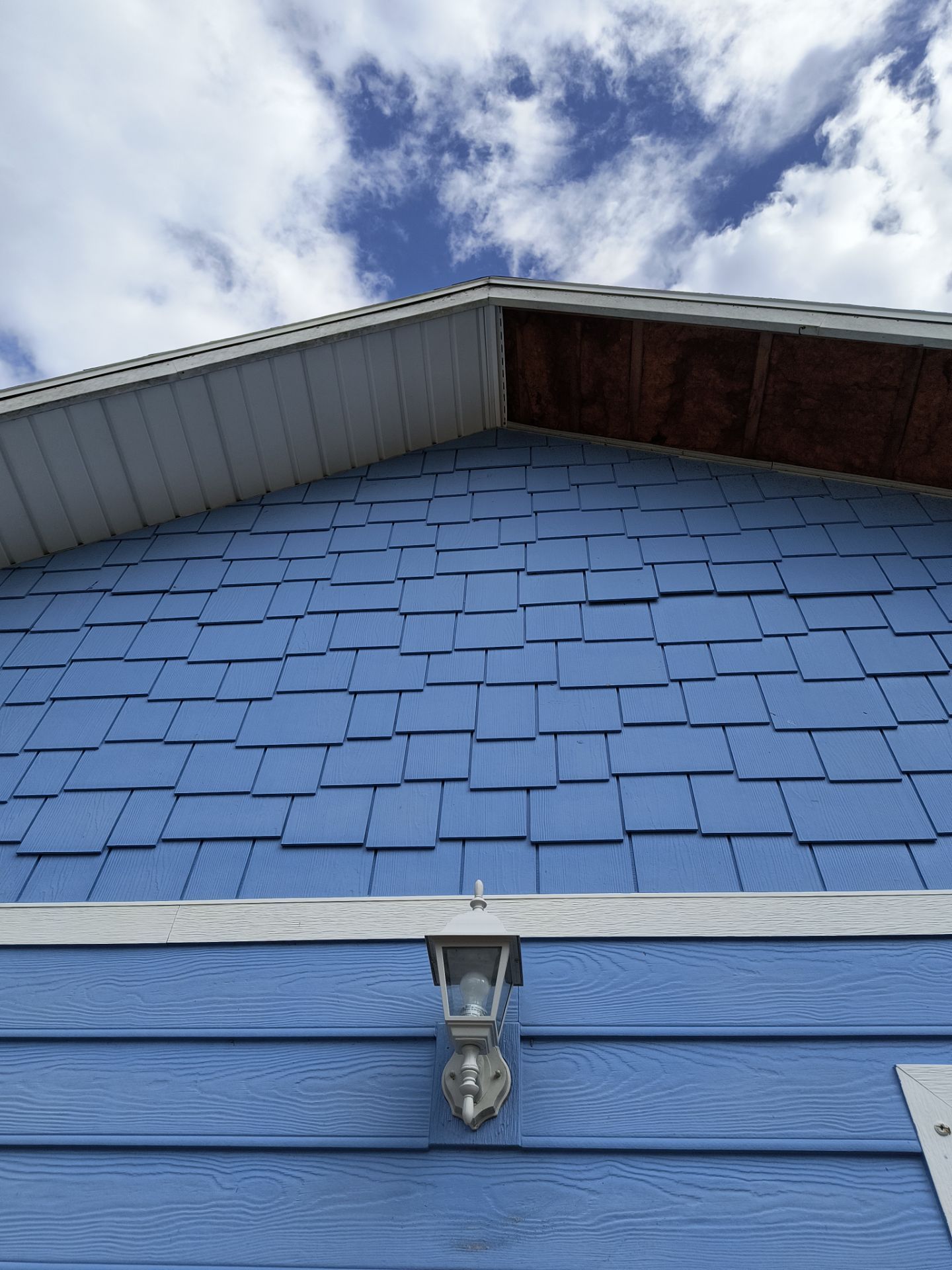 White Vinyl Soffit Installation in Venice FL by Gutter Professors