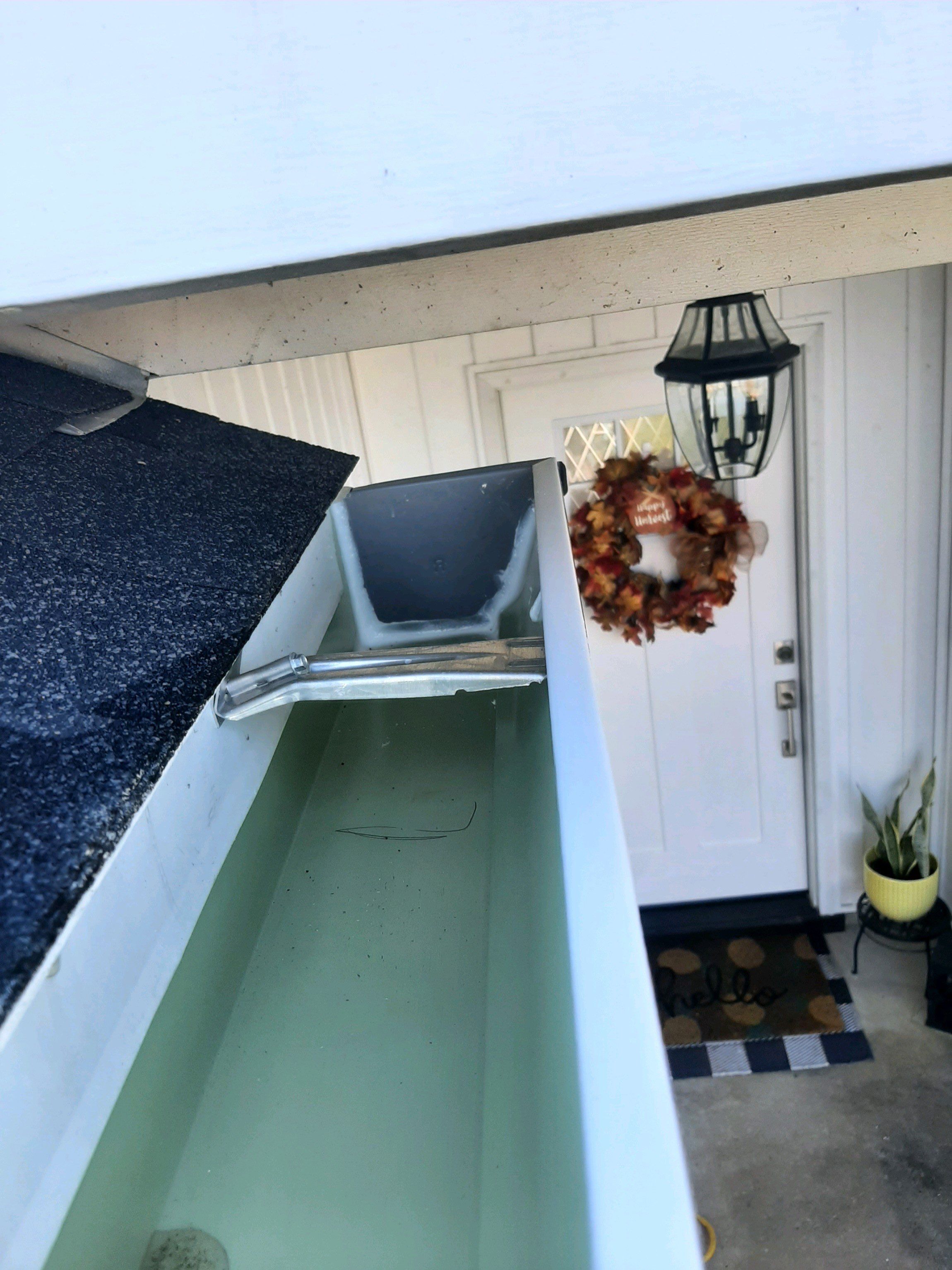 Gutter Installation using K-Style Seamless Gutters by Gutter Professors