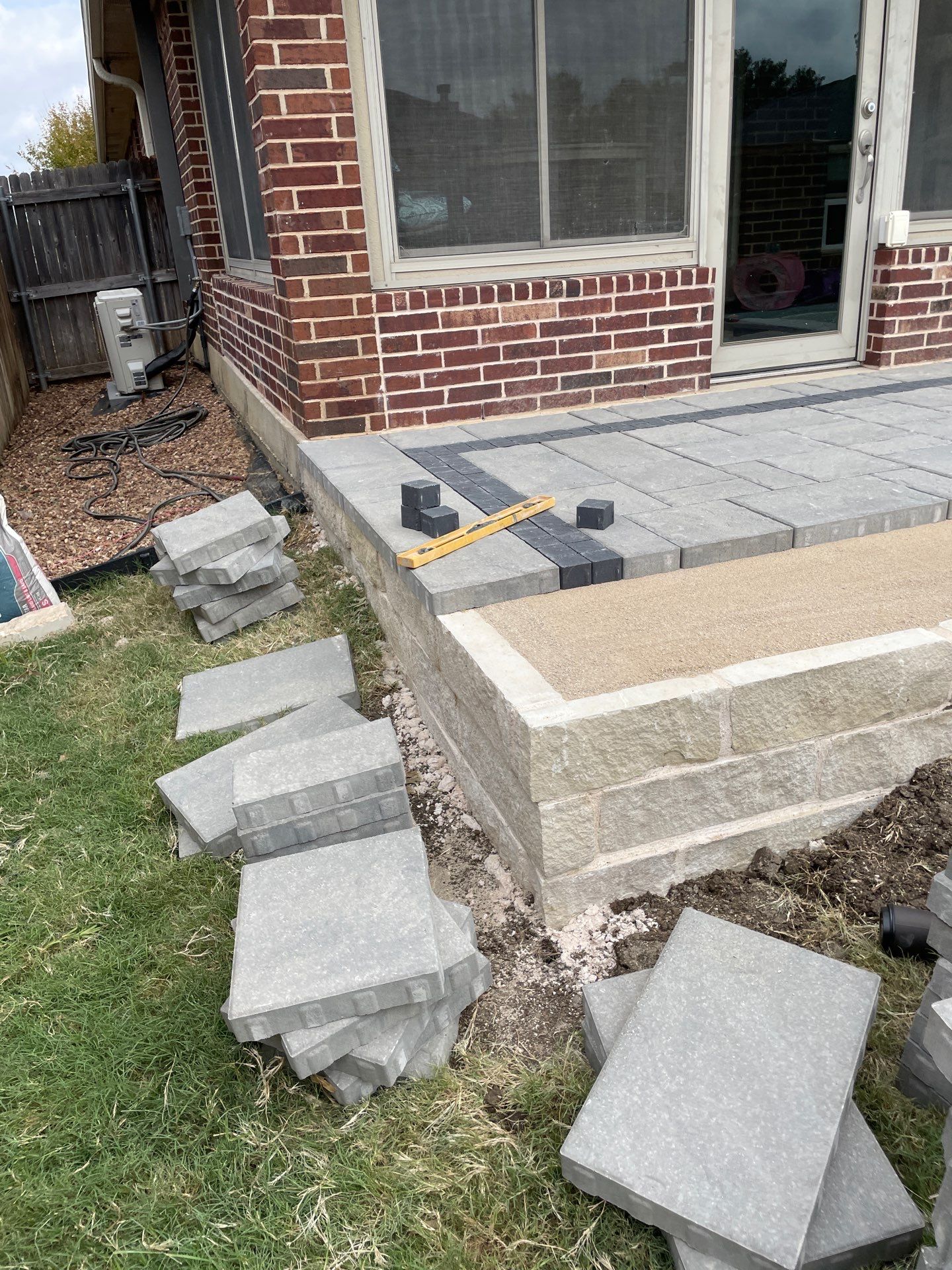 Paver Patio Project in Fort Worth by Peterson’s