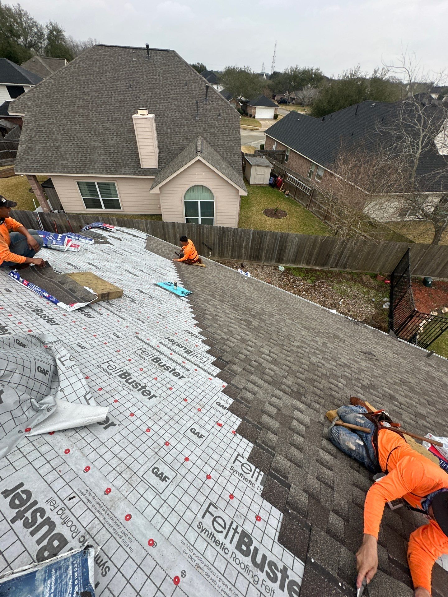 Roof Replacement in League City TX by Roof Repair Company