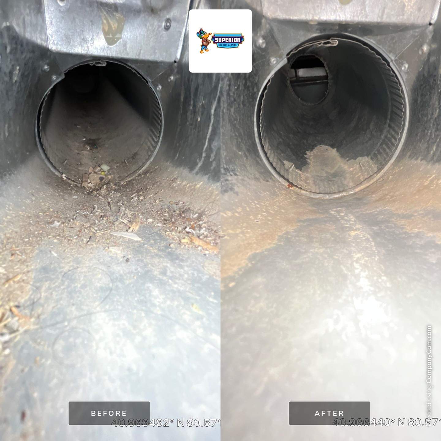 Air Duct Cleaning With a Vacuum Truck in New Middletown, OH by Superior Air Duct Cleaning