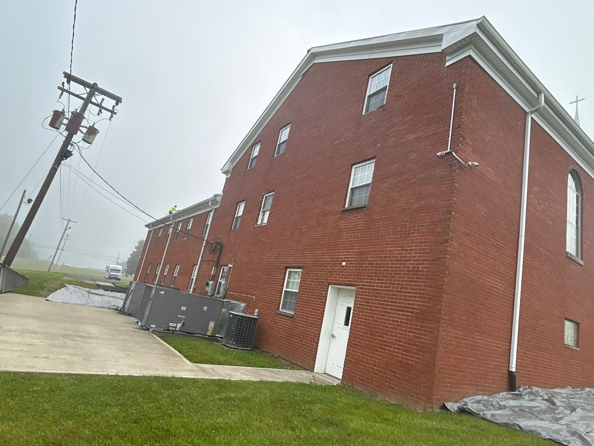 Commercial Roofing Installation using Performance Shingles by Mr. Roofer