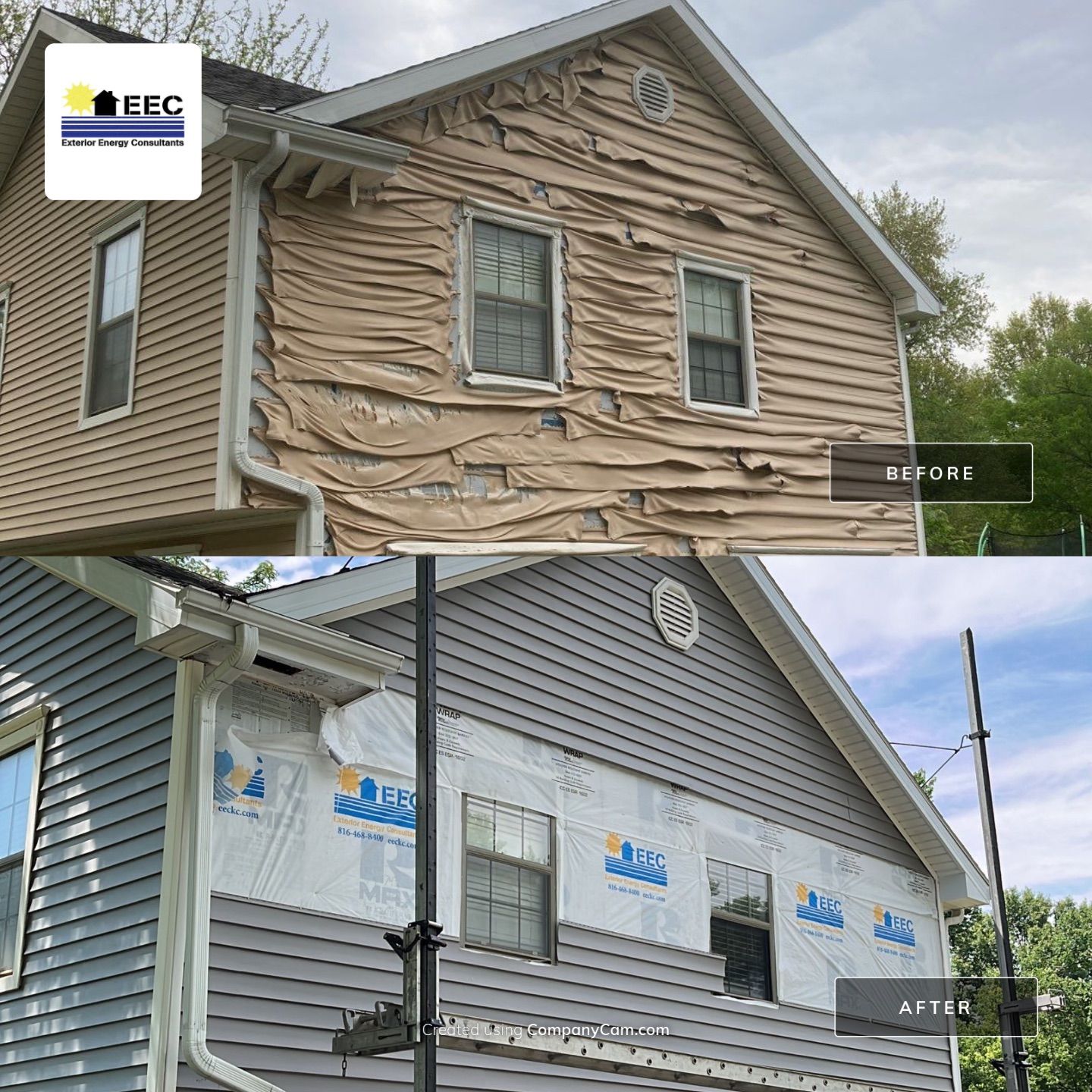 Siding and Window Install  by EEC  Windows, Siding & Roofing 