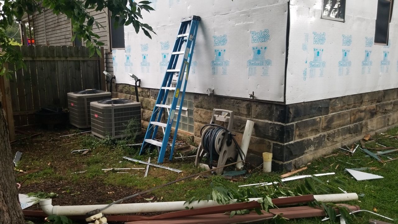 James Hardie Siding on Antique Home by Absolute Roofing and Construction