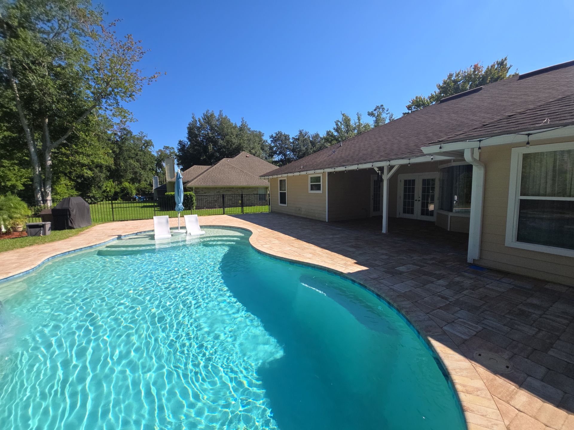 Pool Pavers using Concrete Sealant by DuraSeal