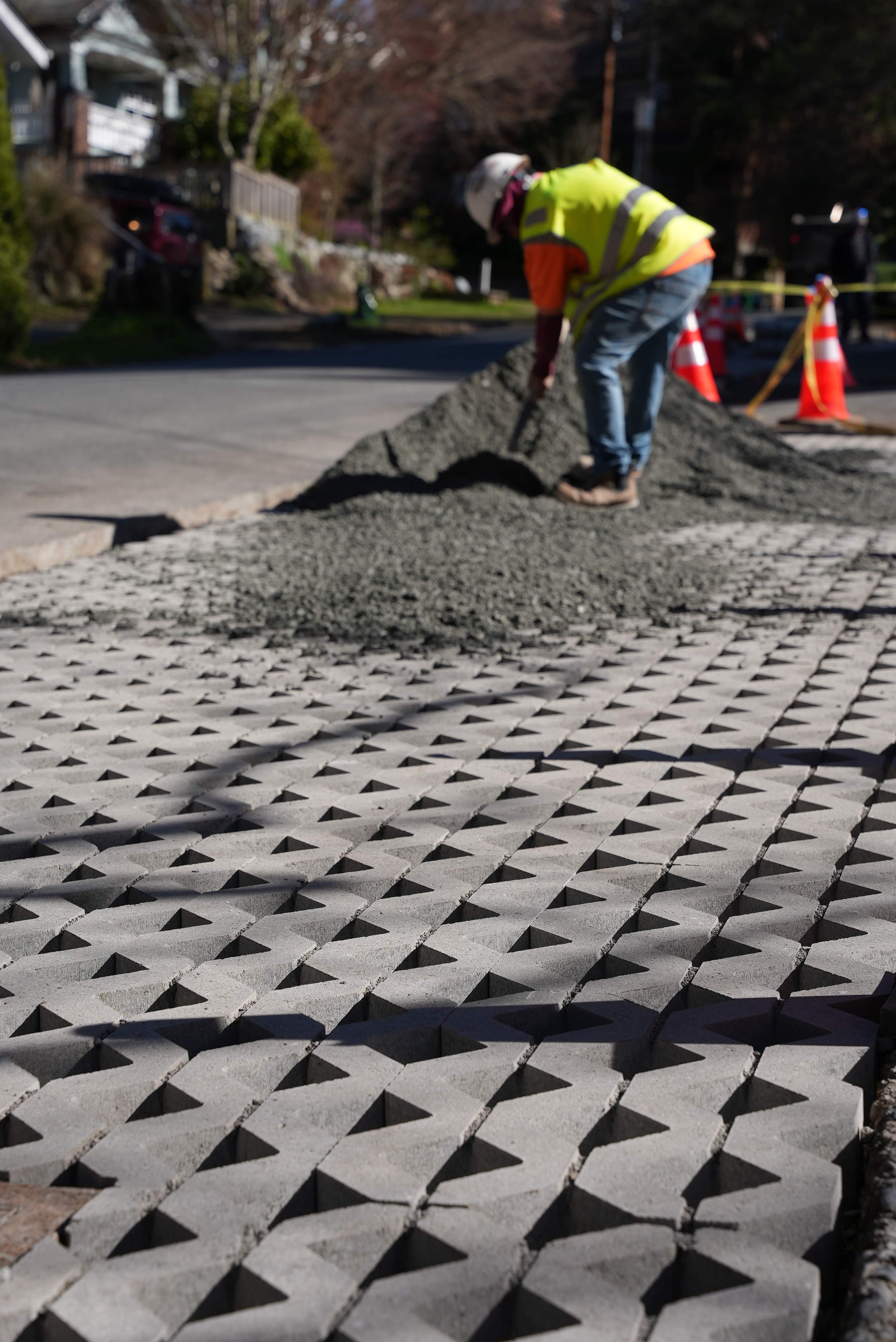 Russell | Turfstone Pavers Driveway  by Jireh Asphalt & Concrete Inc 