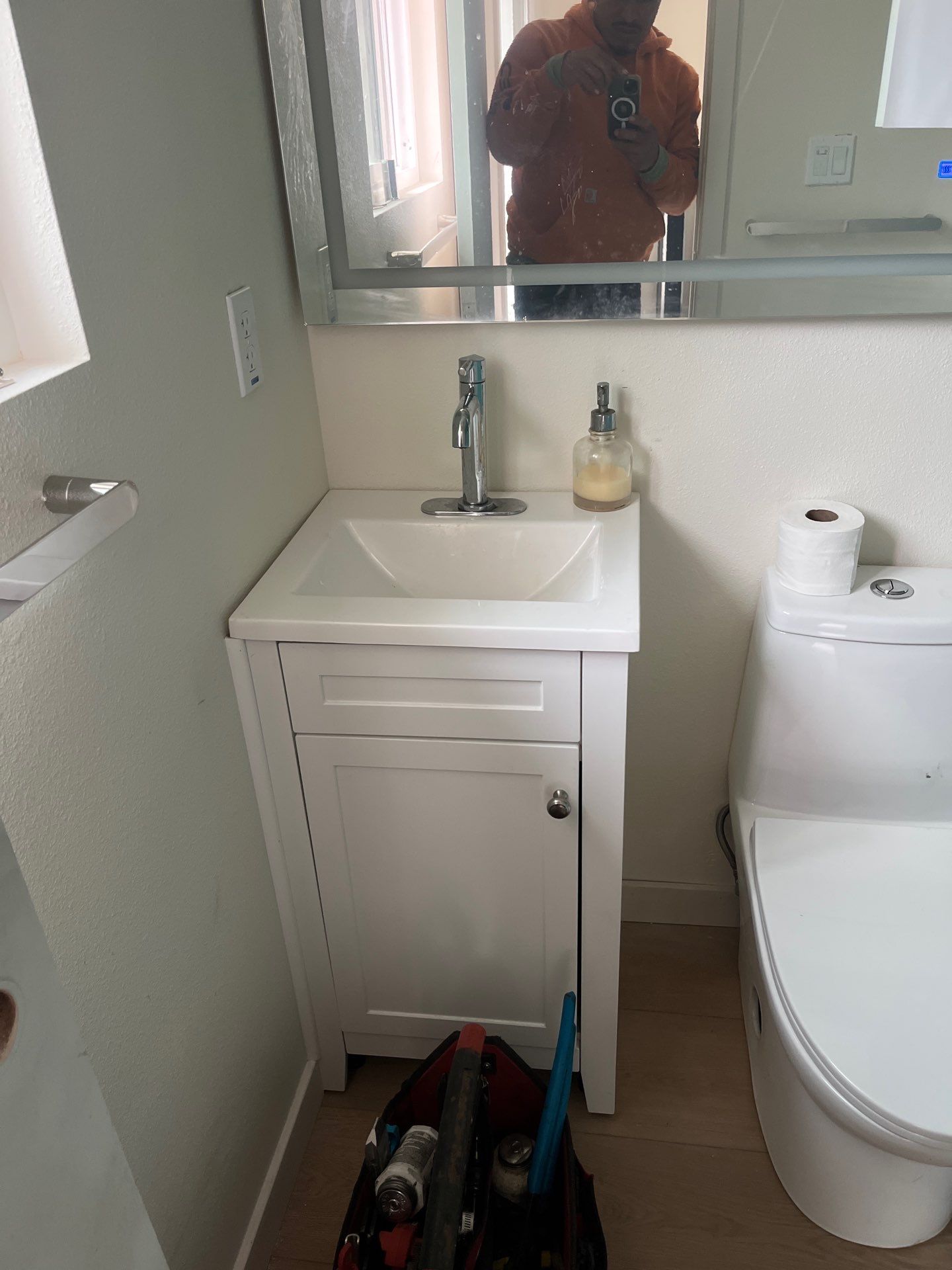 Scope of Work: Installation of Shower, Toilet, Sink, Fixtures, Pipes, and Seals by Us Plumbing
