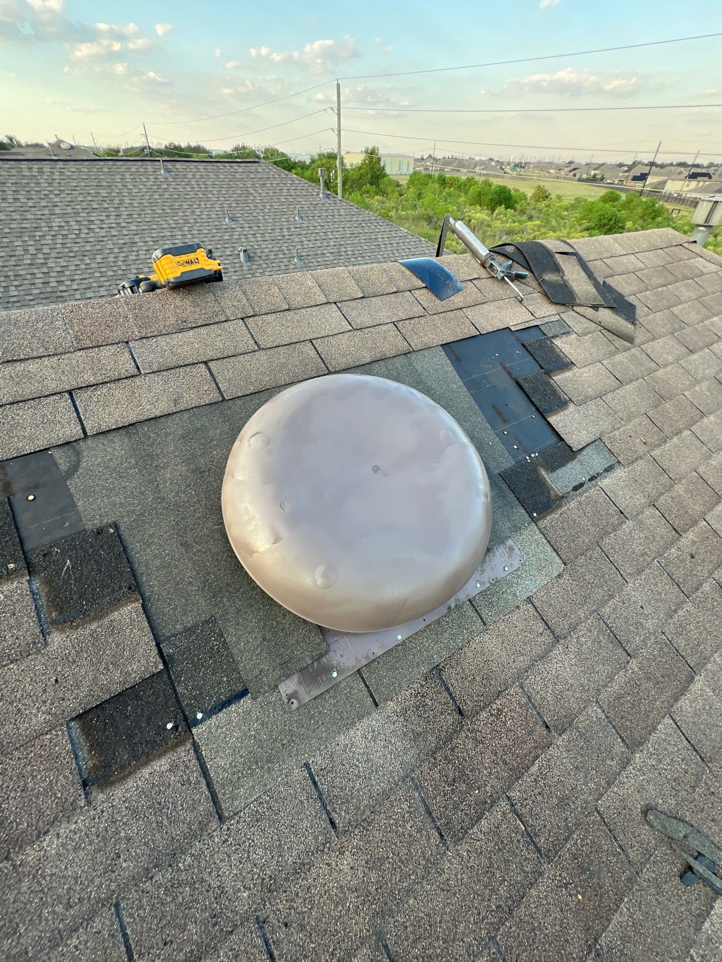 Hail Damage using Owen's Corning Duration (Lifetime) Shingles by Roof Repair Company
