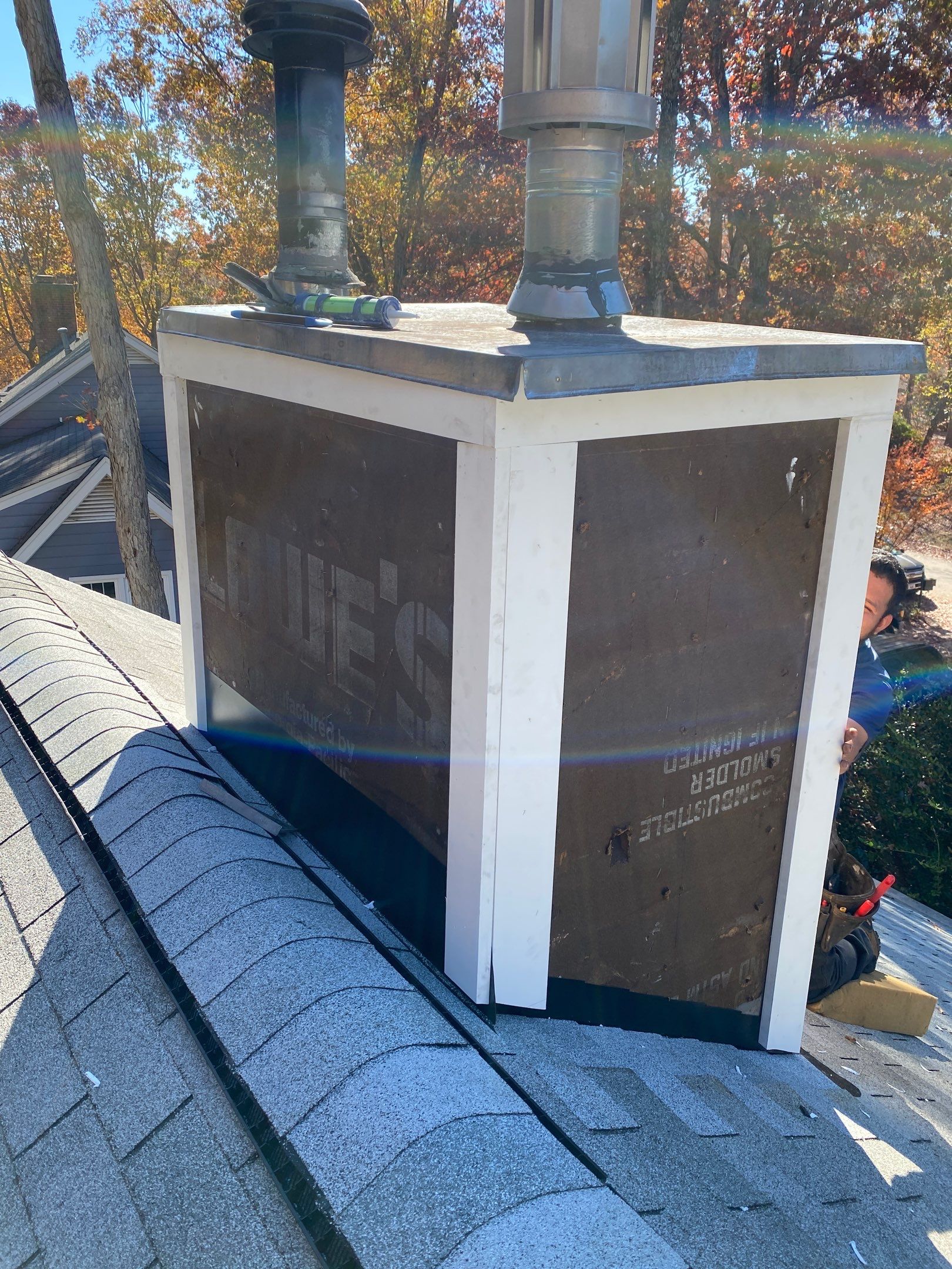 Roof Repairs/Chimney Siding  by Pro Performance Roofing