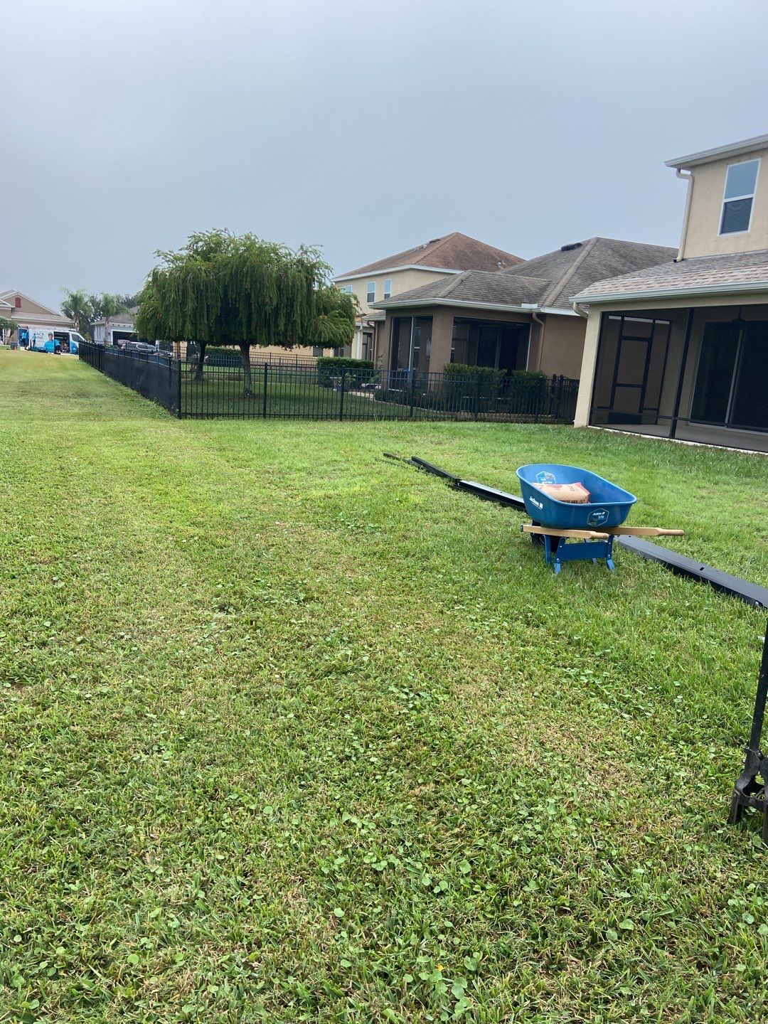 Bradenton, FL 4 ft. Tall 3-Rail Black Aluminum Fence by Asap fence and gates, LLC