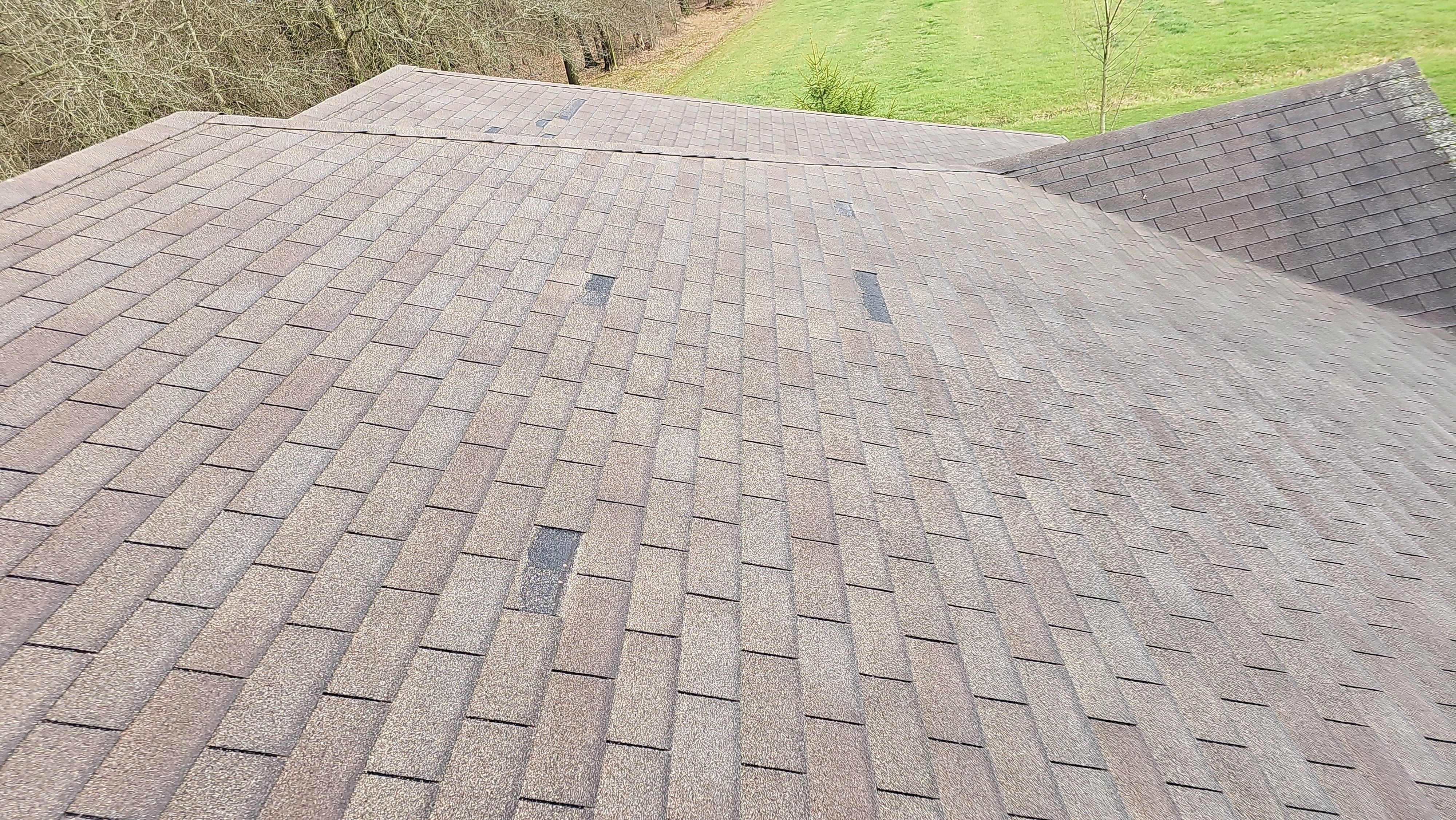 Atlas Pinnacle, Color, Weathered Wood, Drip Edge, Color, Royal Brown by Eagle Eye Roofing