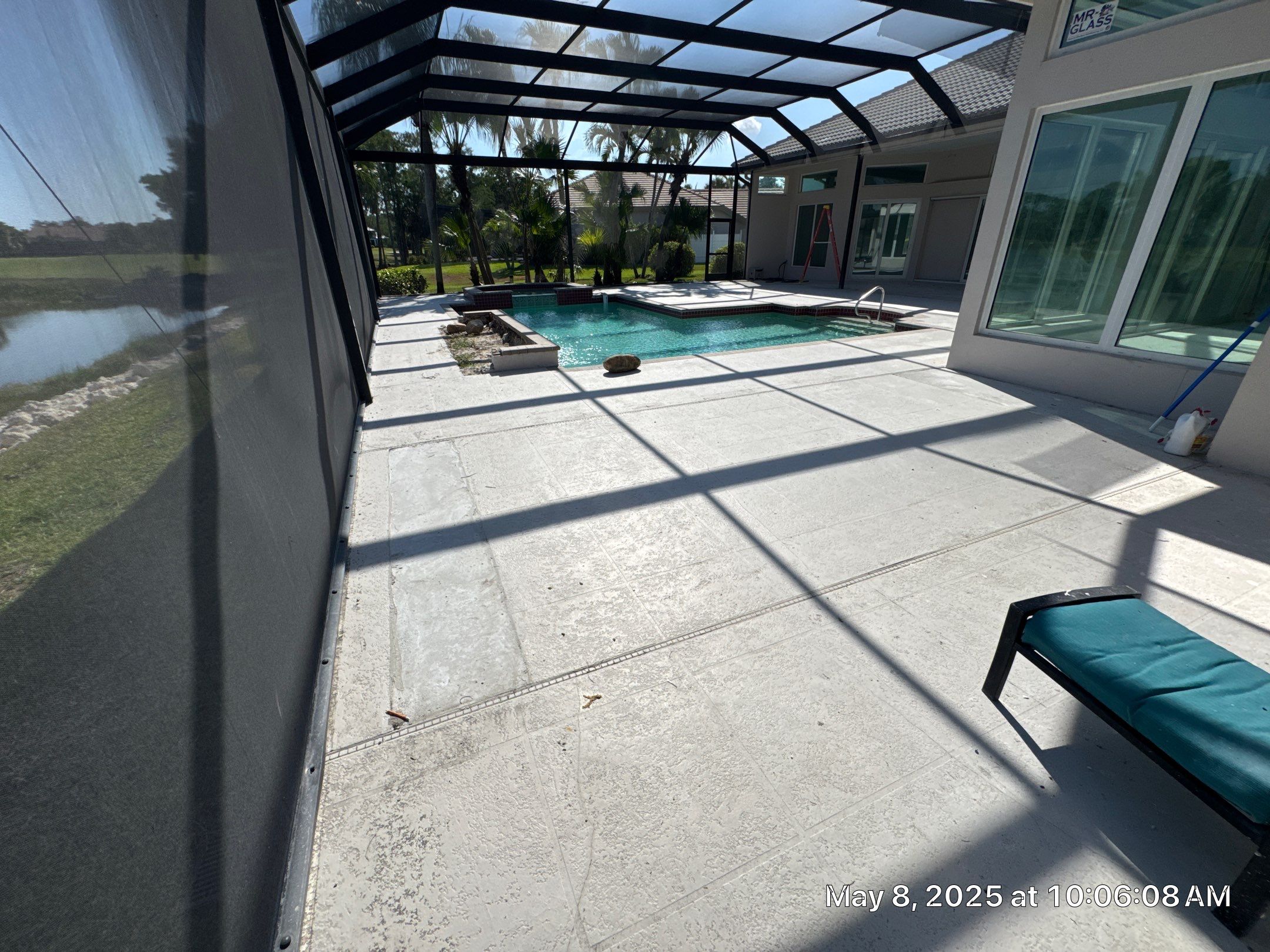 Pool Renovation/Porcelain pavers/Wild Cat Run by Old Town Pavers Llc