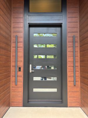 Prairie Village Mid-Century Modern Door