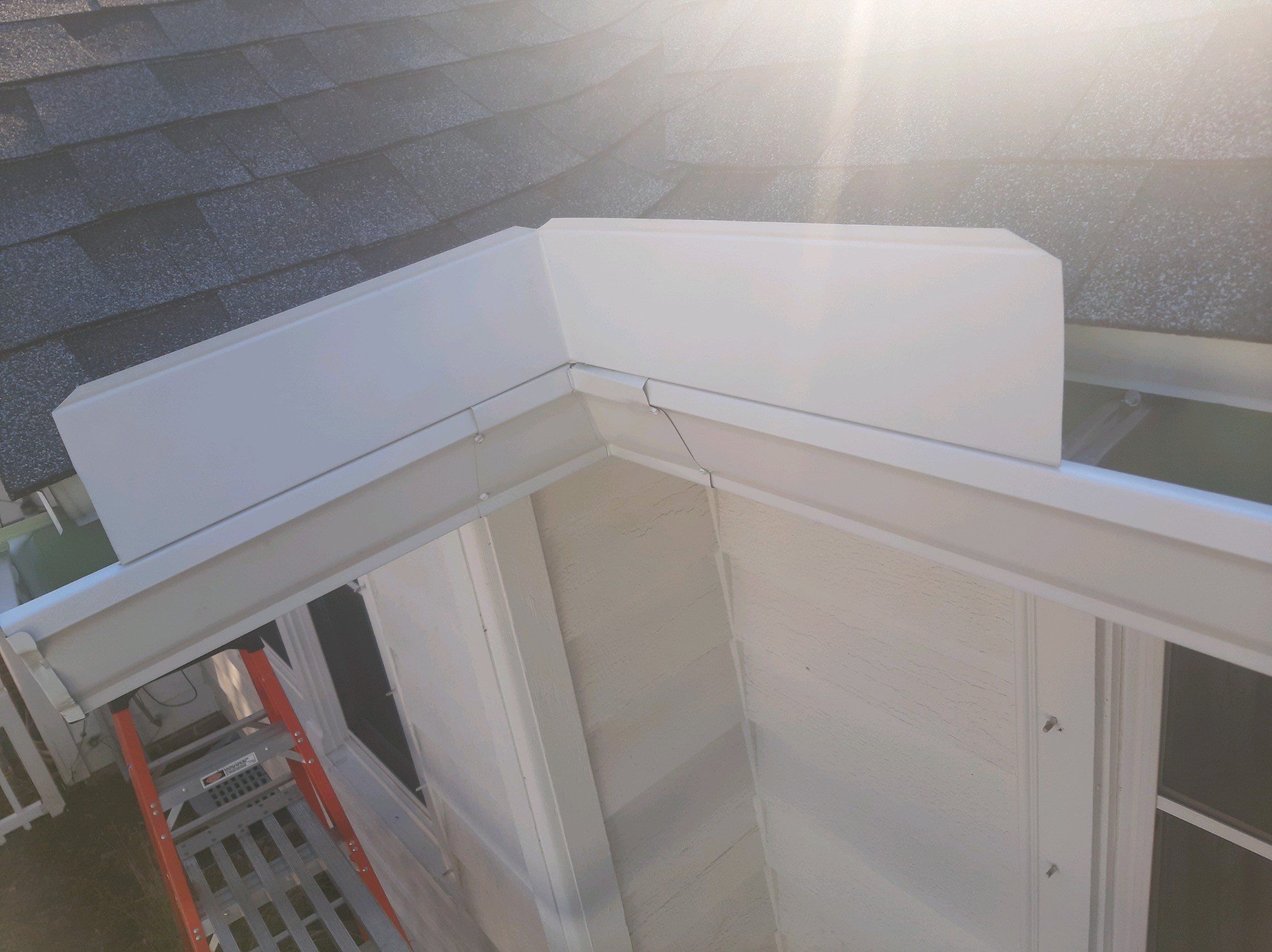 Gutter Installation using K-Style Seamless Gutters by Gutter Professors