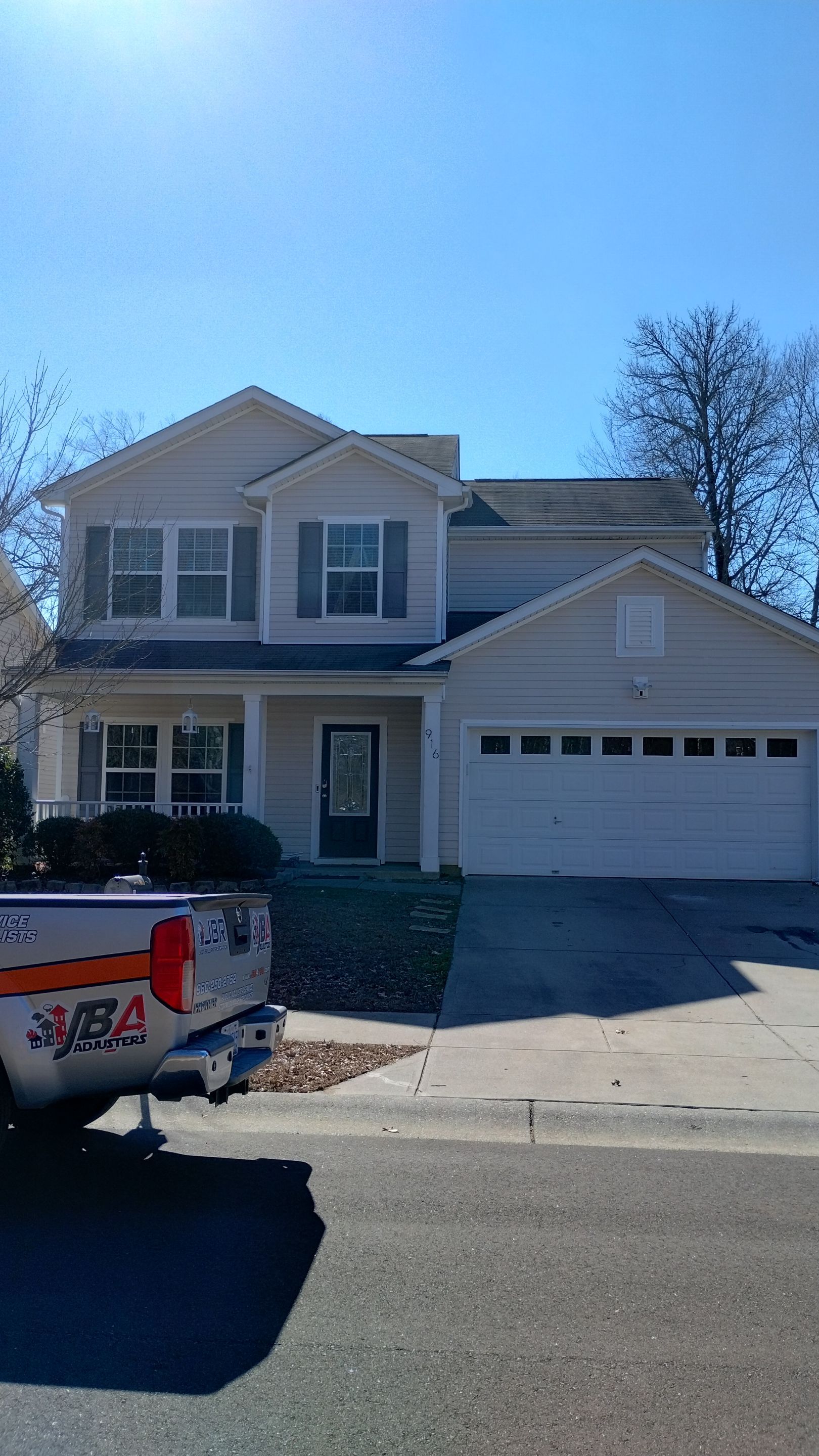Roof replacement by hail damage by Just Brilliant Restoration JBR