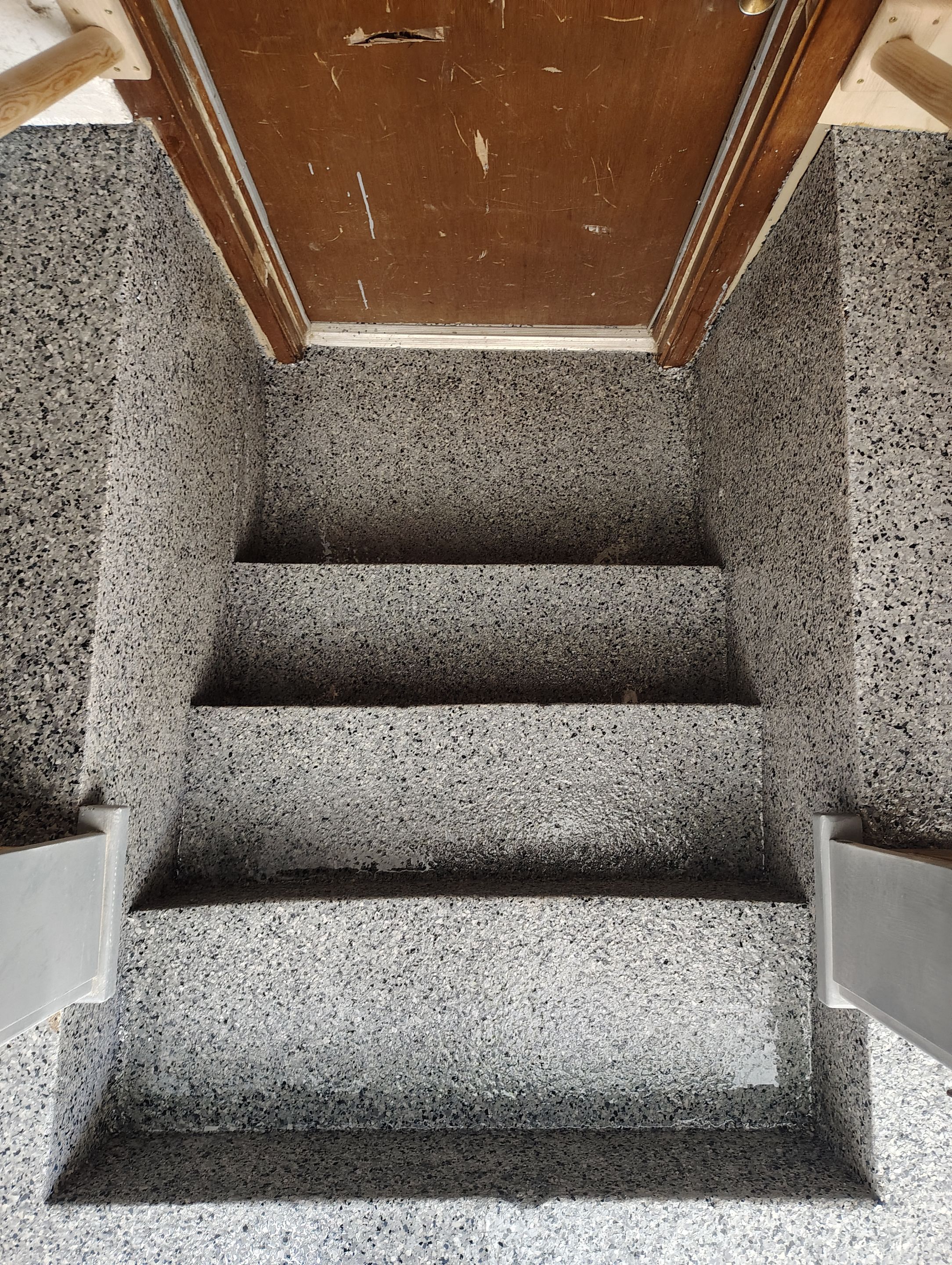 Nightfall Decorative Chip Garage Floor Coating in Luverne, Minnesota by Select Painting, Coatings & Garage Cabinets
