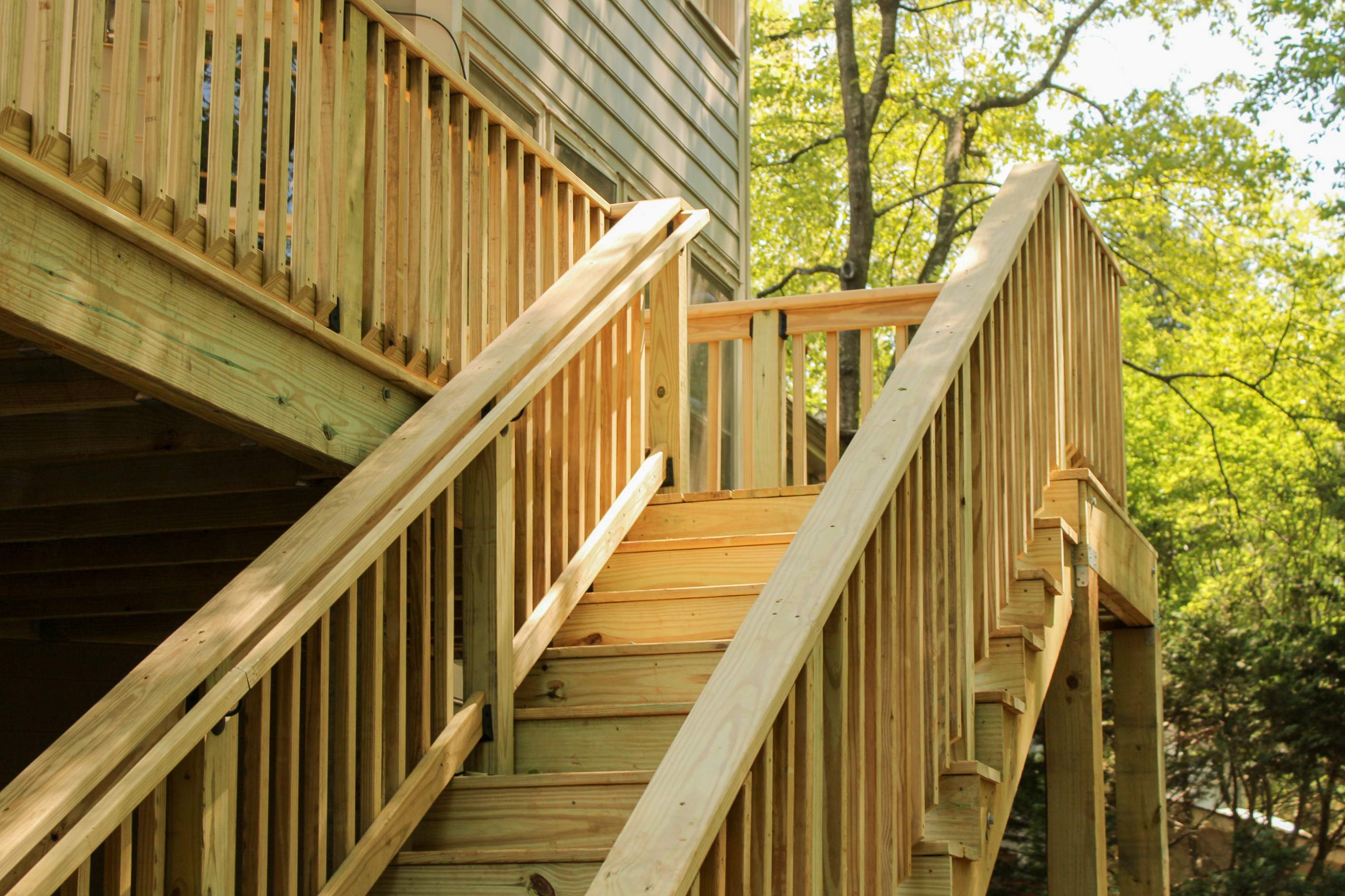 Wood Deck Build in Acworth, GA by Nelson Exteriors 