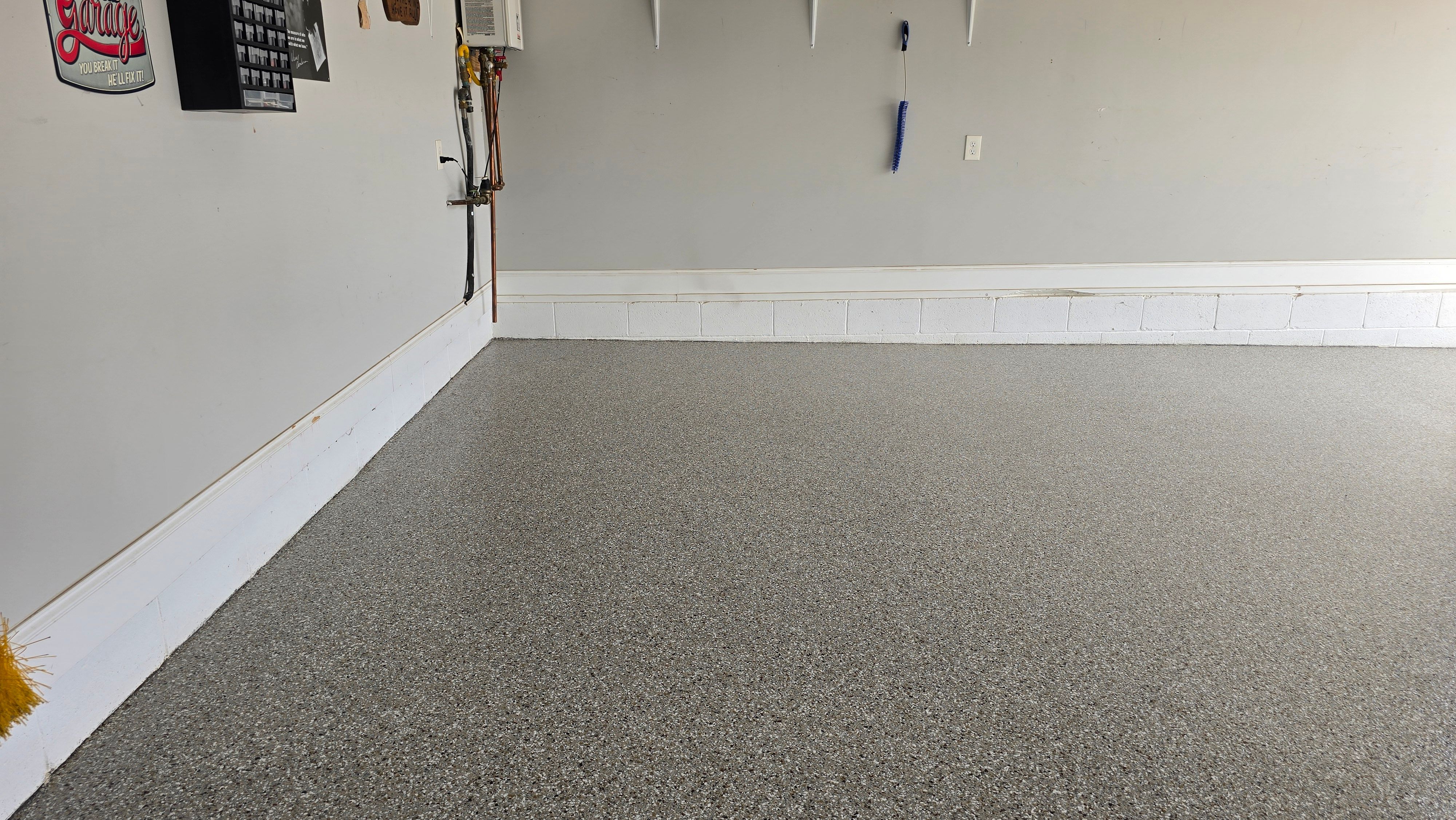 Garage using Creekbed by Elite Floor Solutions
