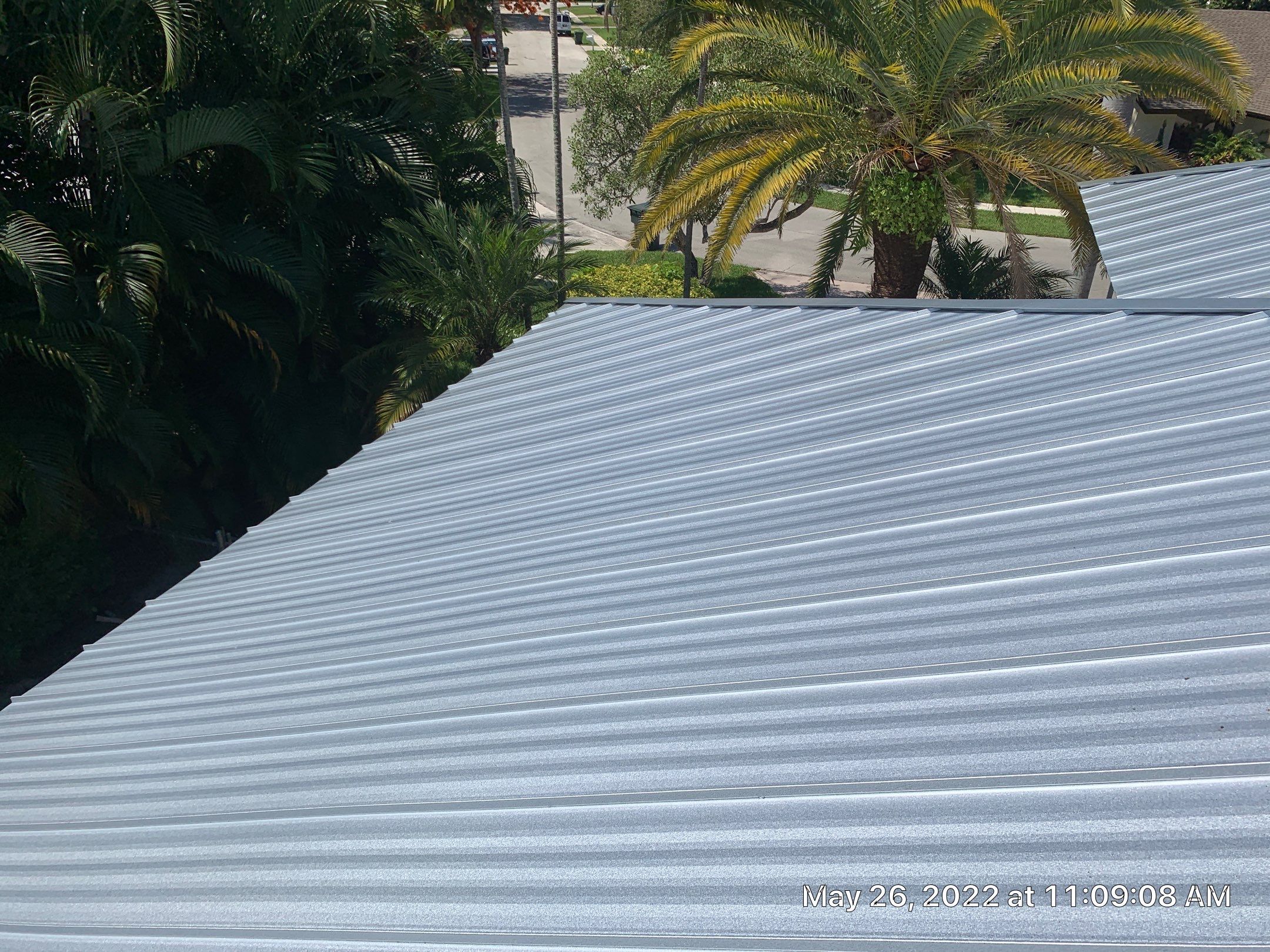 Residential Roofing Installation using 1" Nail strip metal roof by BLUES BROTHERS ROOFING