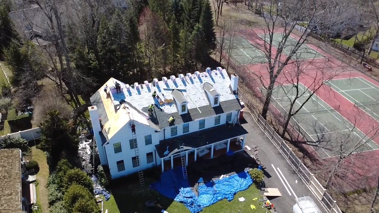 Owens Corning Duration Flex: Estate Gray in Greenwich by Golden Shield Roofing