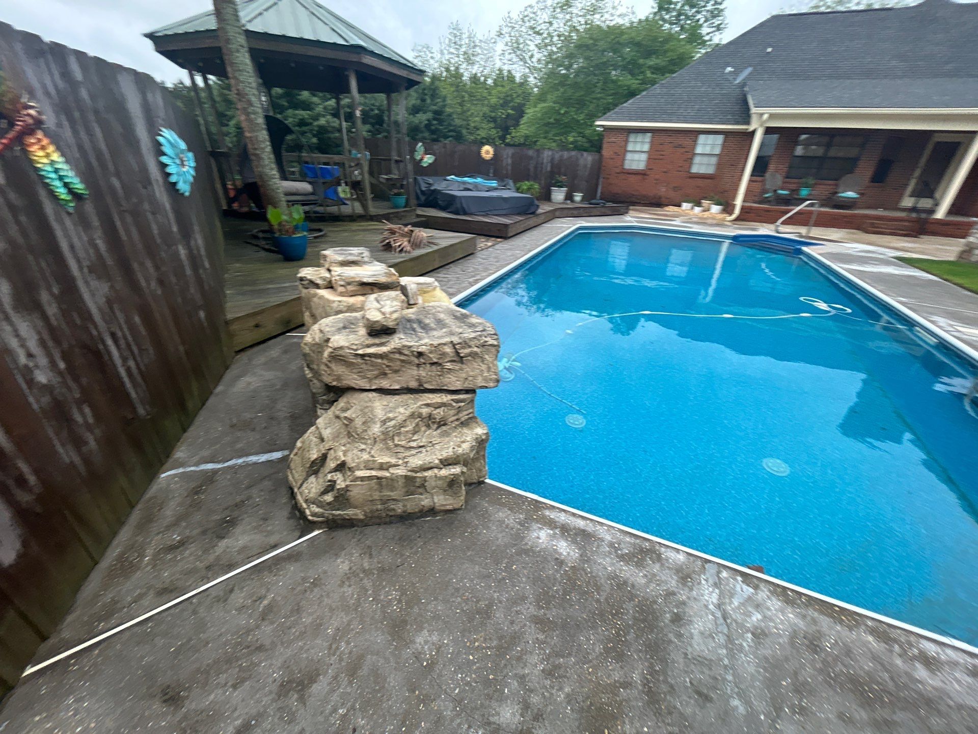 Take a look at how these floors got in shape for Summer! by Deese Elite Concrete Coatings
