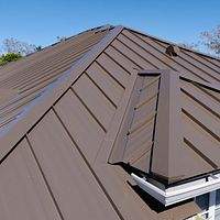 24ga 1.5" Snap-Lock Medium Bronze by Total Roofing System The Metal Roof Experts