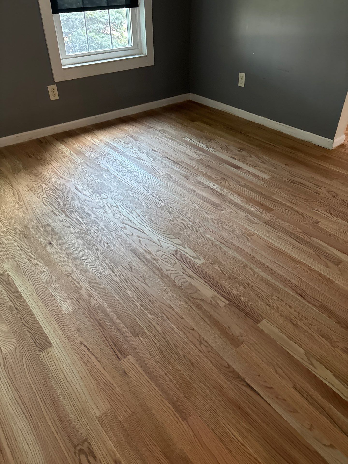 Natural Oak Hardwood Installation and Refinishing in Florence, Kentucky by Footprints Floors Kentucky