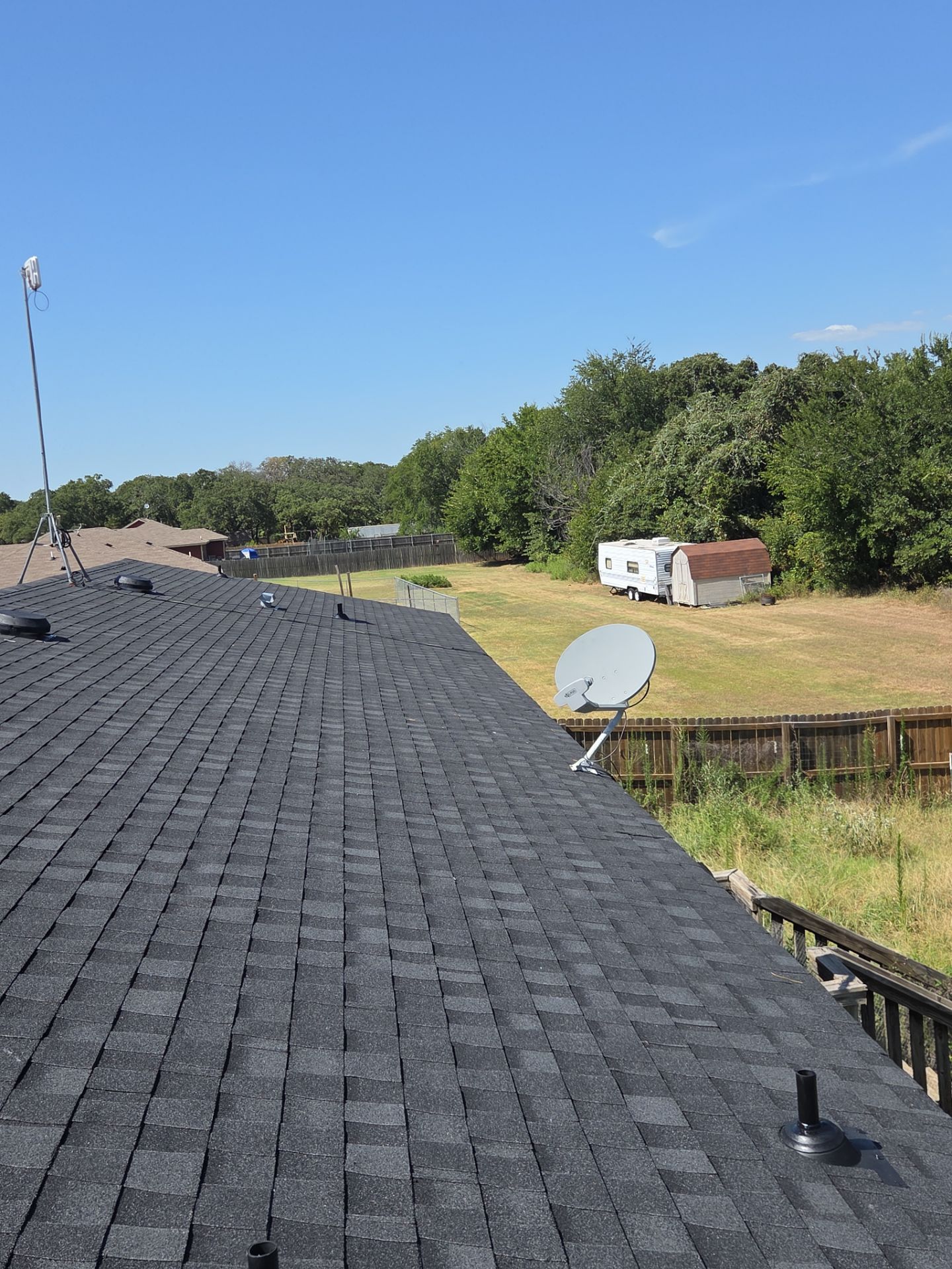Project in Weatherford by Lonestar Roofing and Restoration LLC.
