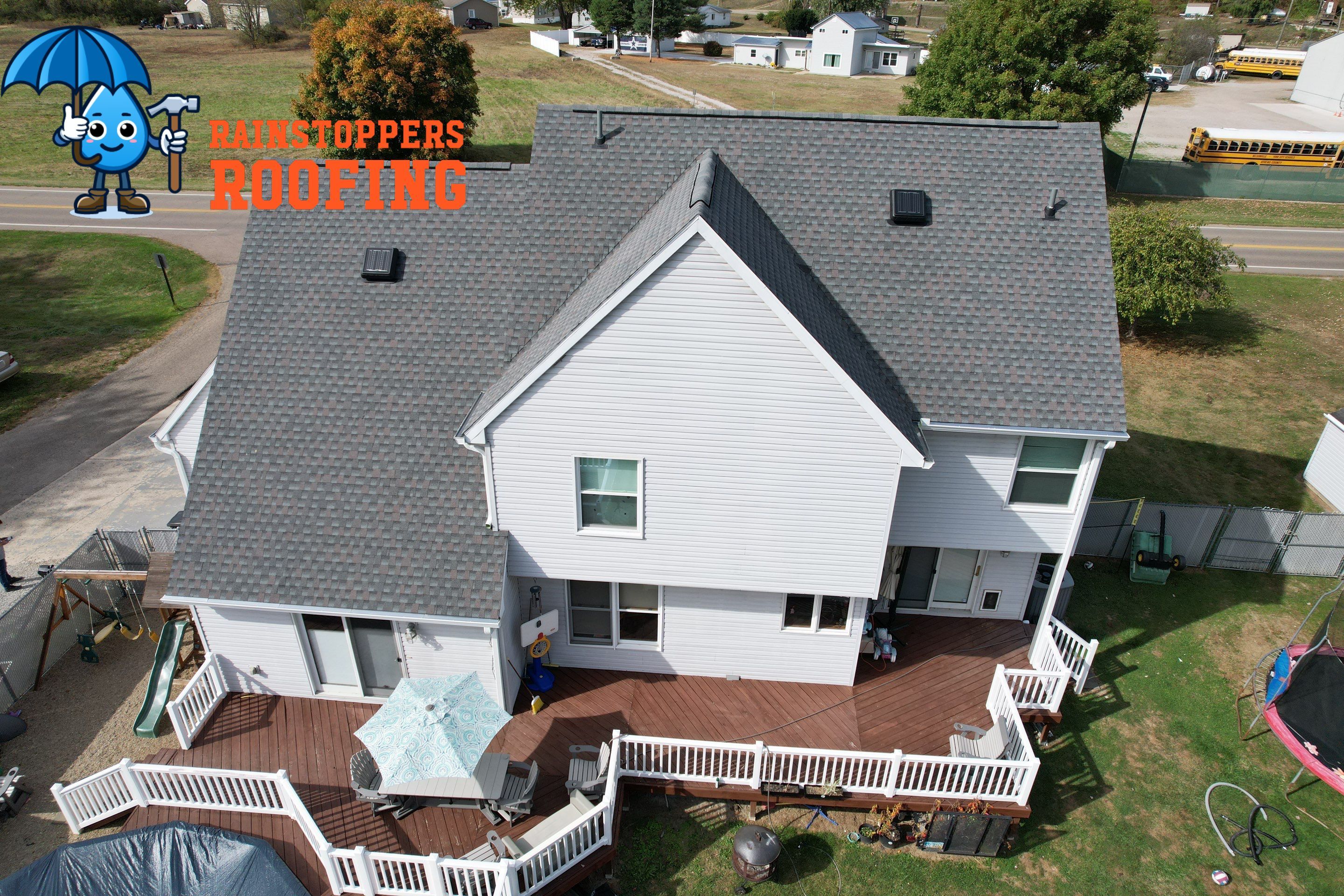 Residential Roofing Installation by Rainstoppers Roofing
