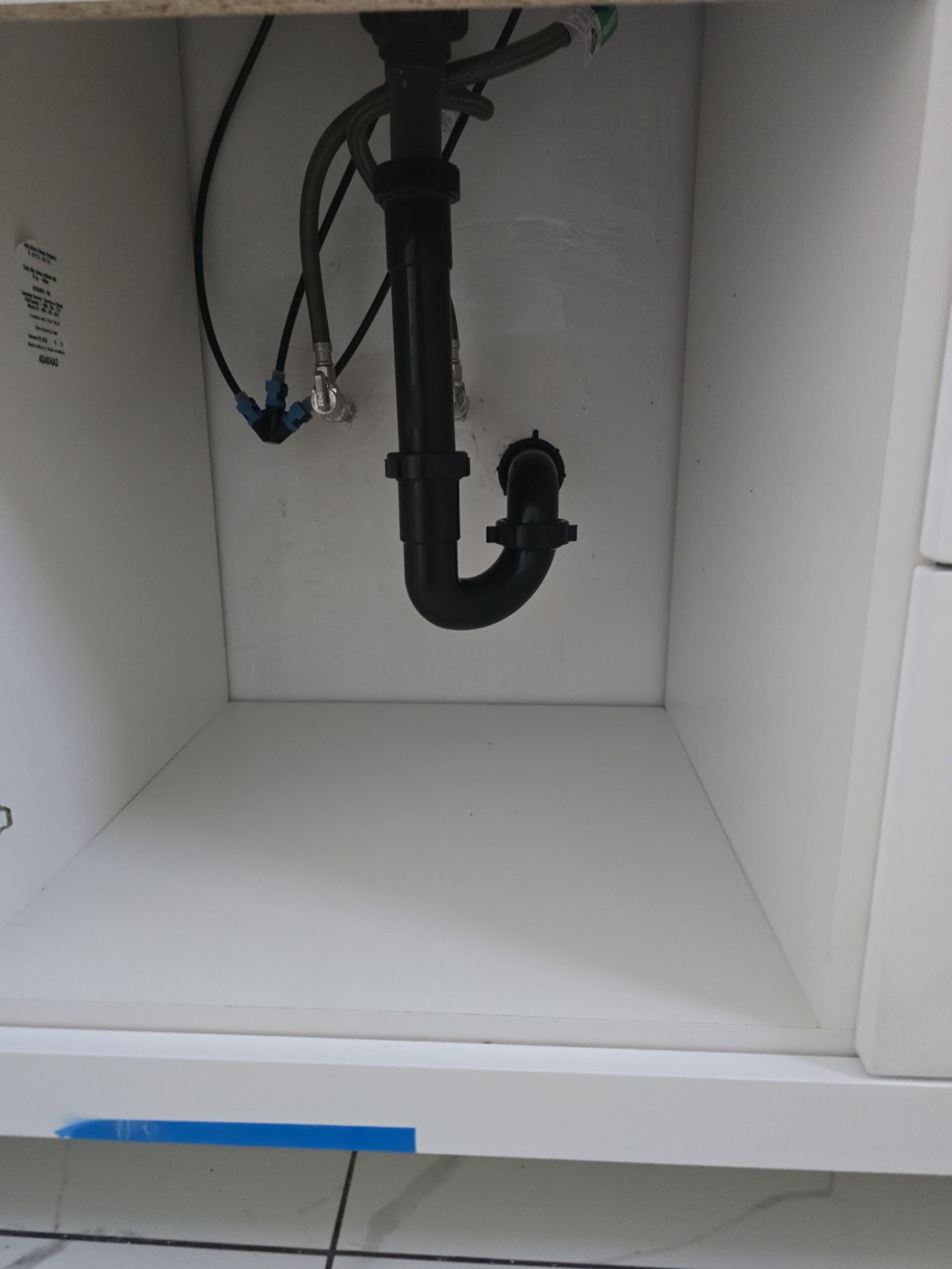 Installation of New Cap for Water Heater, Under-Sink Plumbing, and New Toilet by Us Plumbing