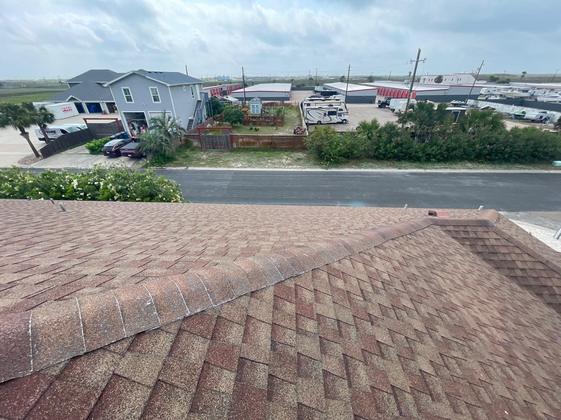Residential Roofing Installation using GAF HDZ Barkwood by Lighthouse Roofing
