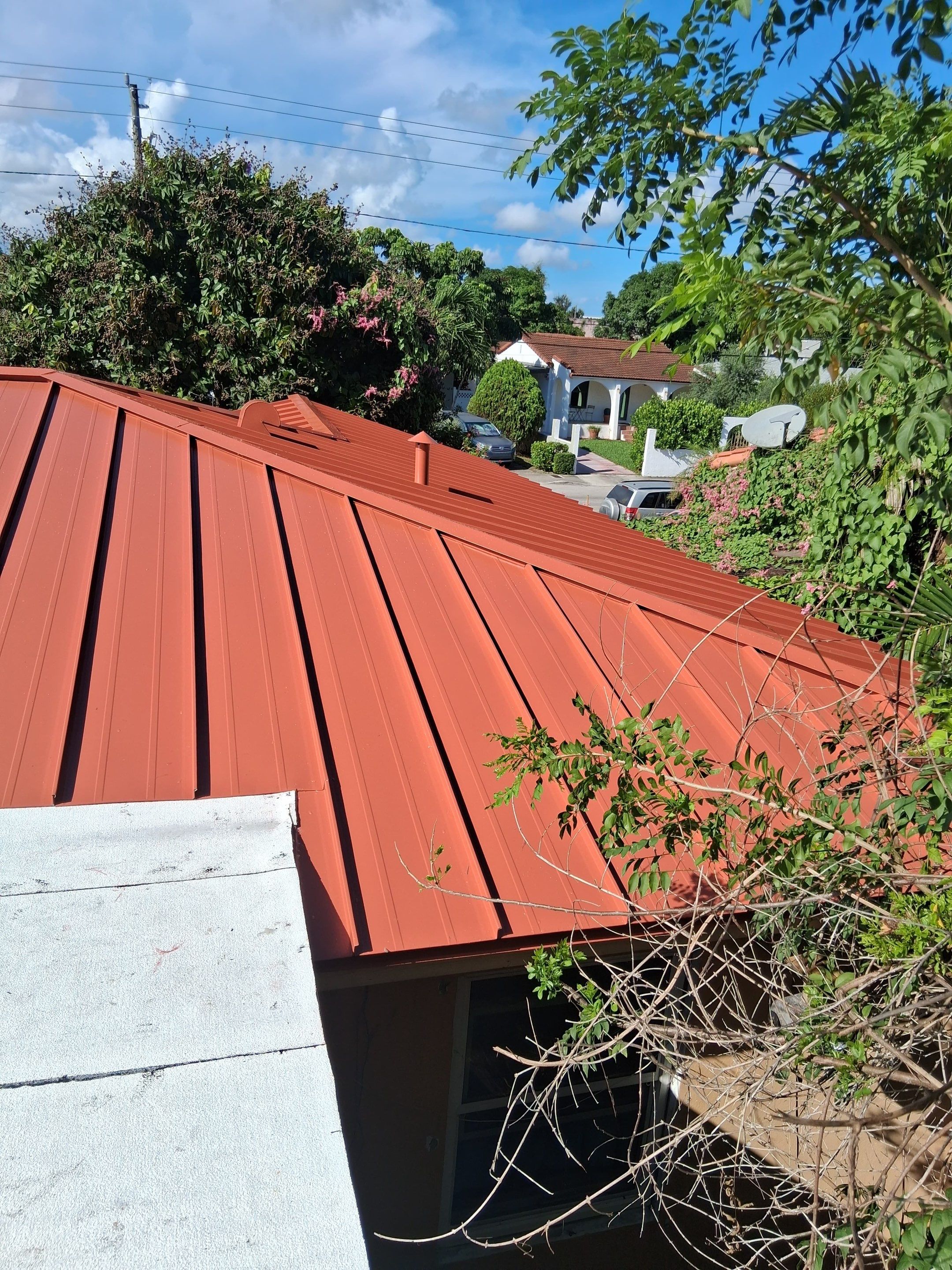 Metal Roof - Galvalume - Terracotta by Istueta Roofing