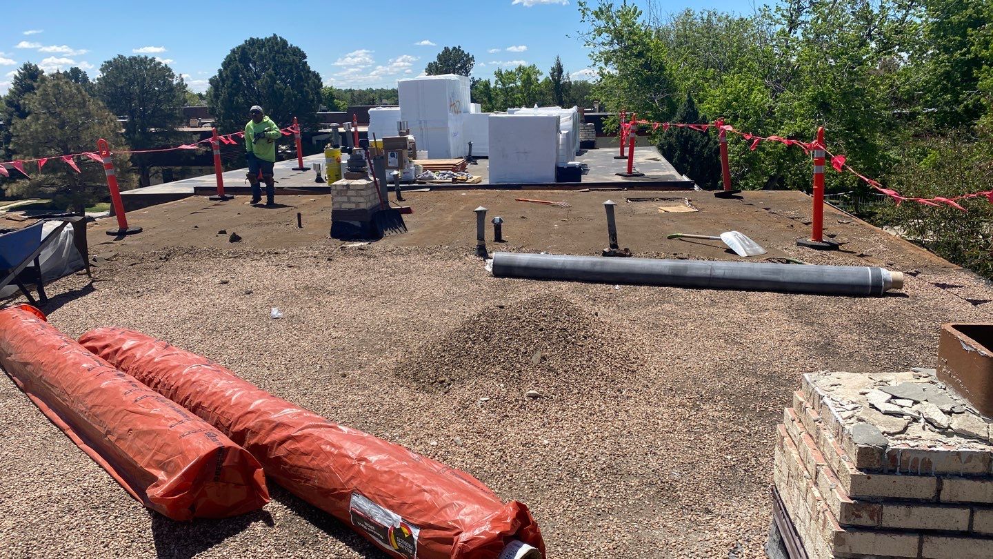 Commercial Roofing Installation using MuleHide EPDM .60 - BLACK by A to Z Roofing