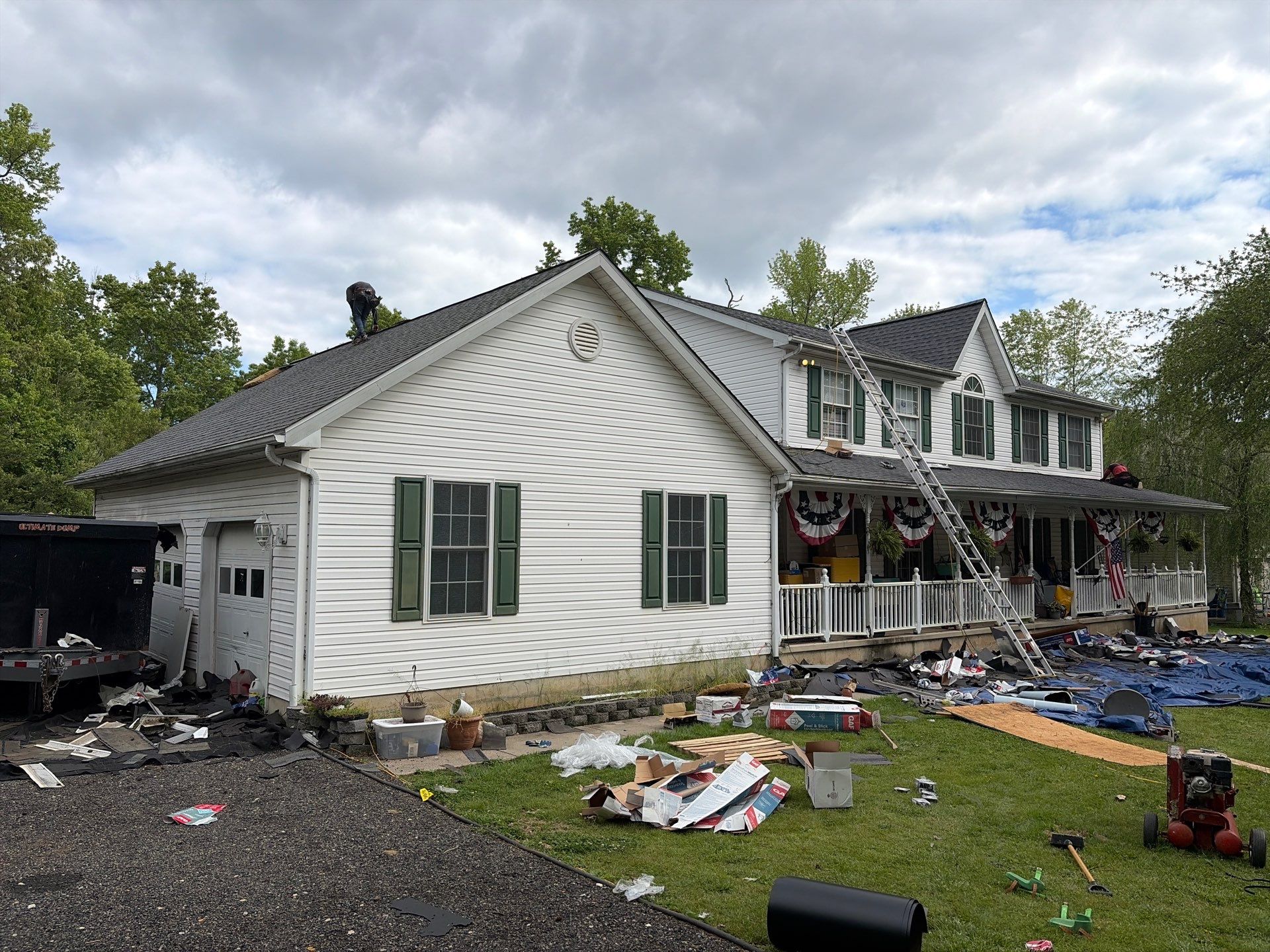 Residential Roofing Installation using GAF Timberline HDZ by Matter Construction, LLC